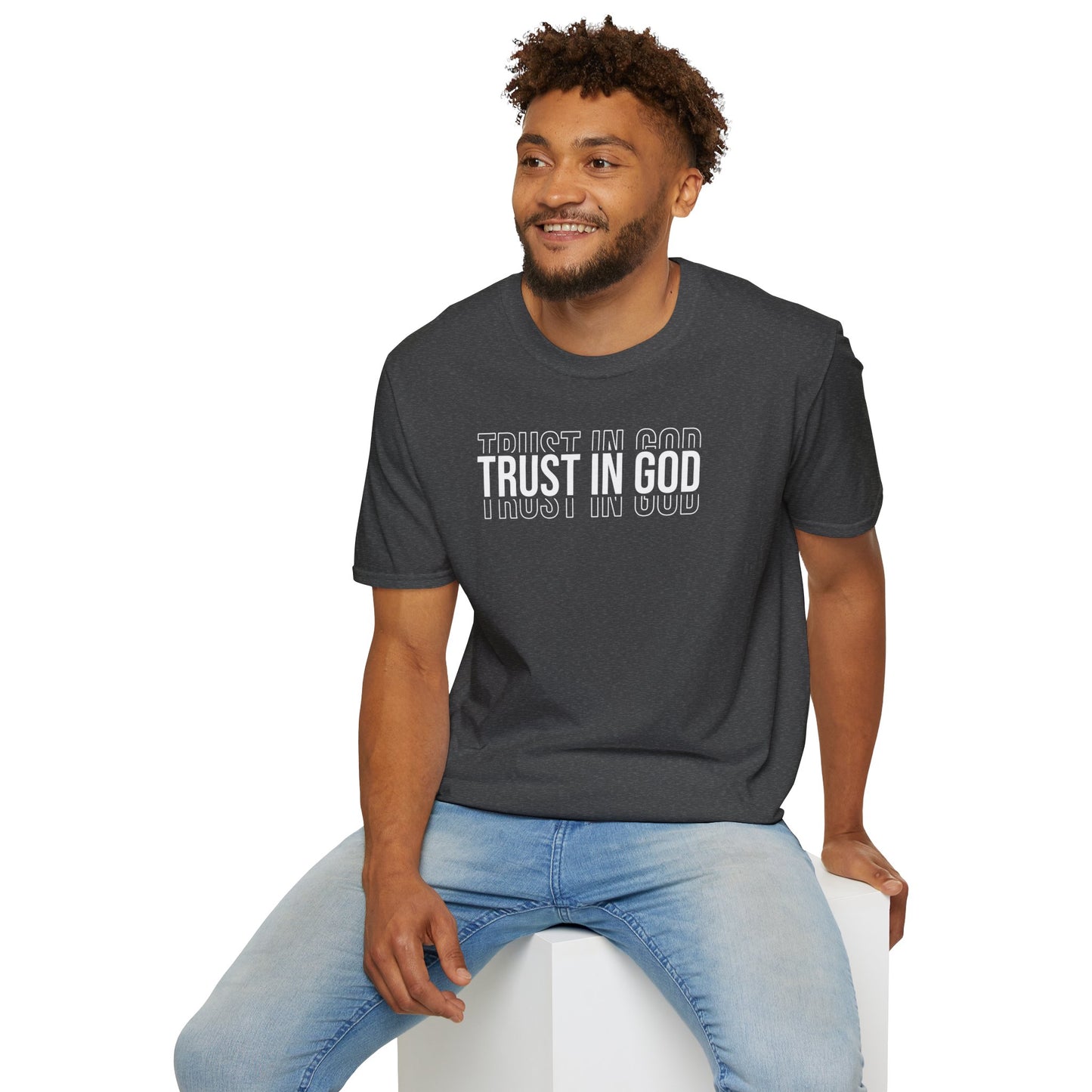 "Trust In God" Unisex Softstyle Tee