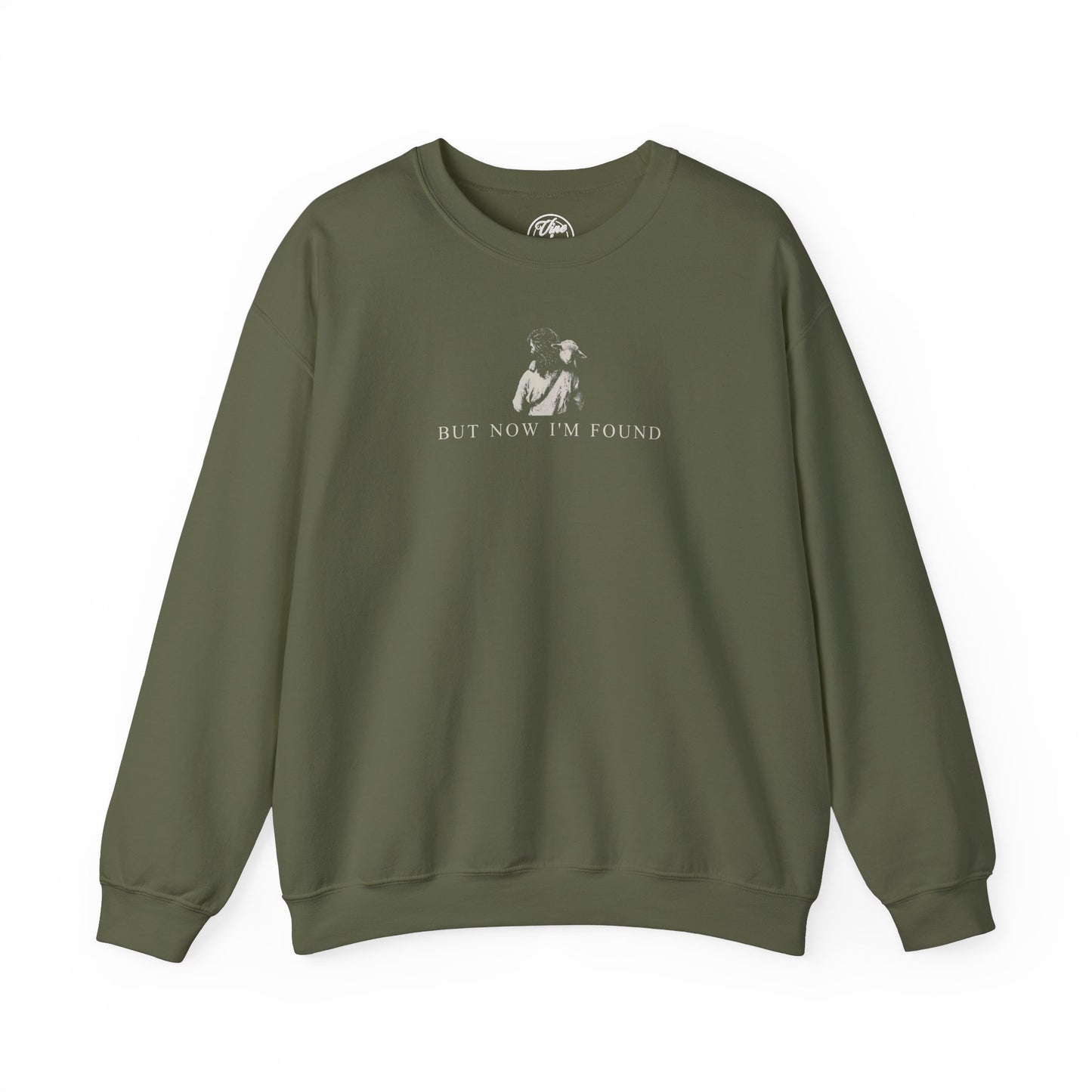 "But Now I'm Found" Adult Crewneck Sweatshirt