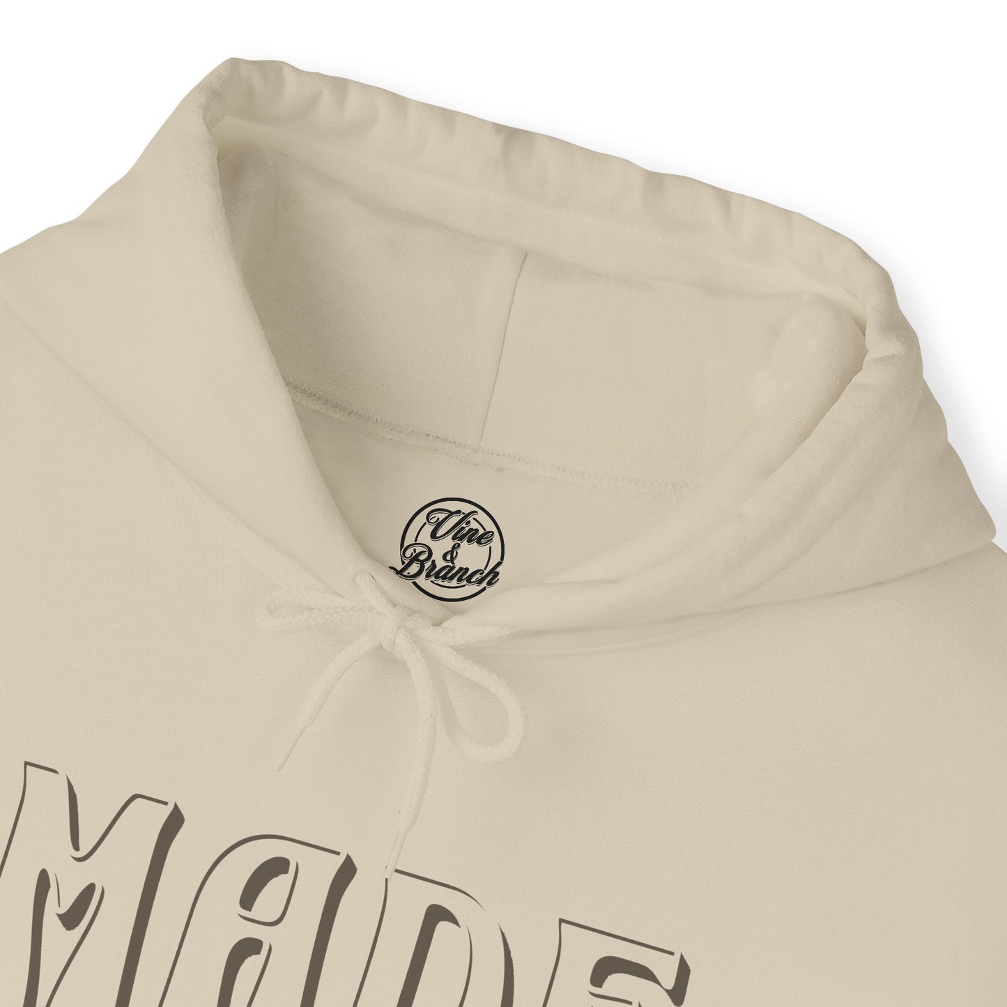 "Fearfully Wonderfully Made" Tan Adult Hoodie