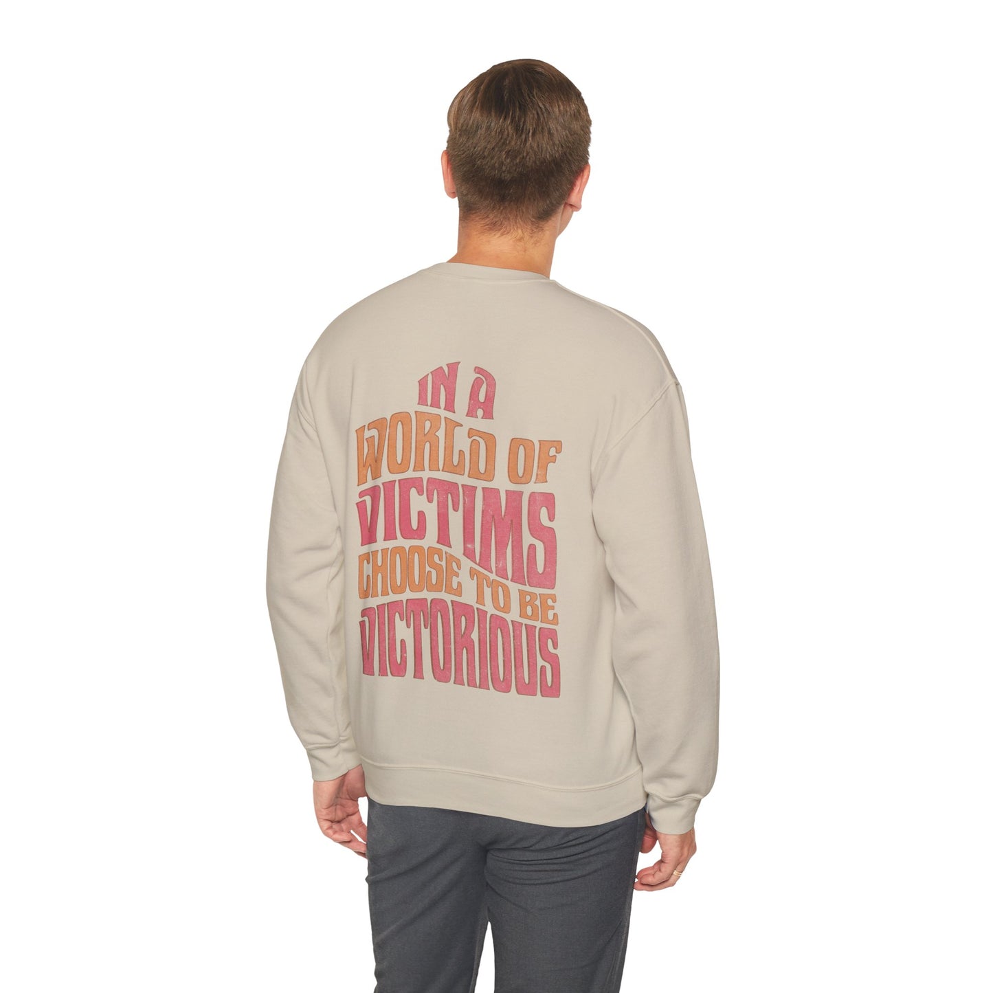 "Choose To Be Victorious" Adult Crewneck Sweatshirt