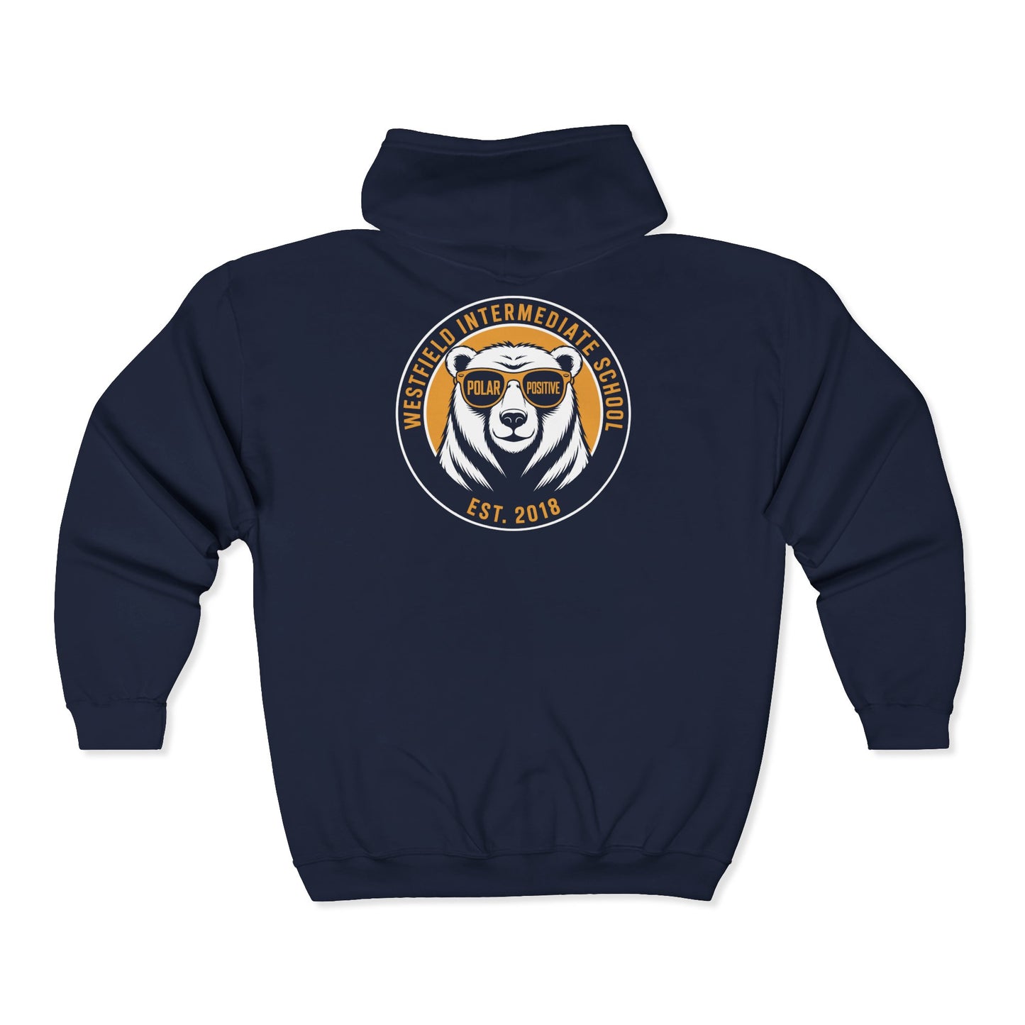 WIS "POLAR POSITIVE" UNISEX FULL ZIP HOODIE