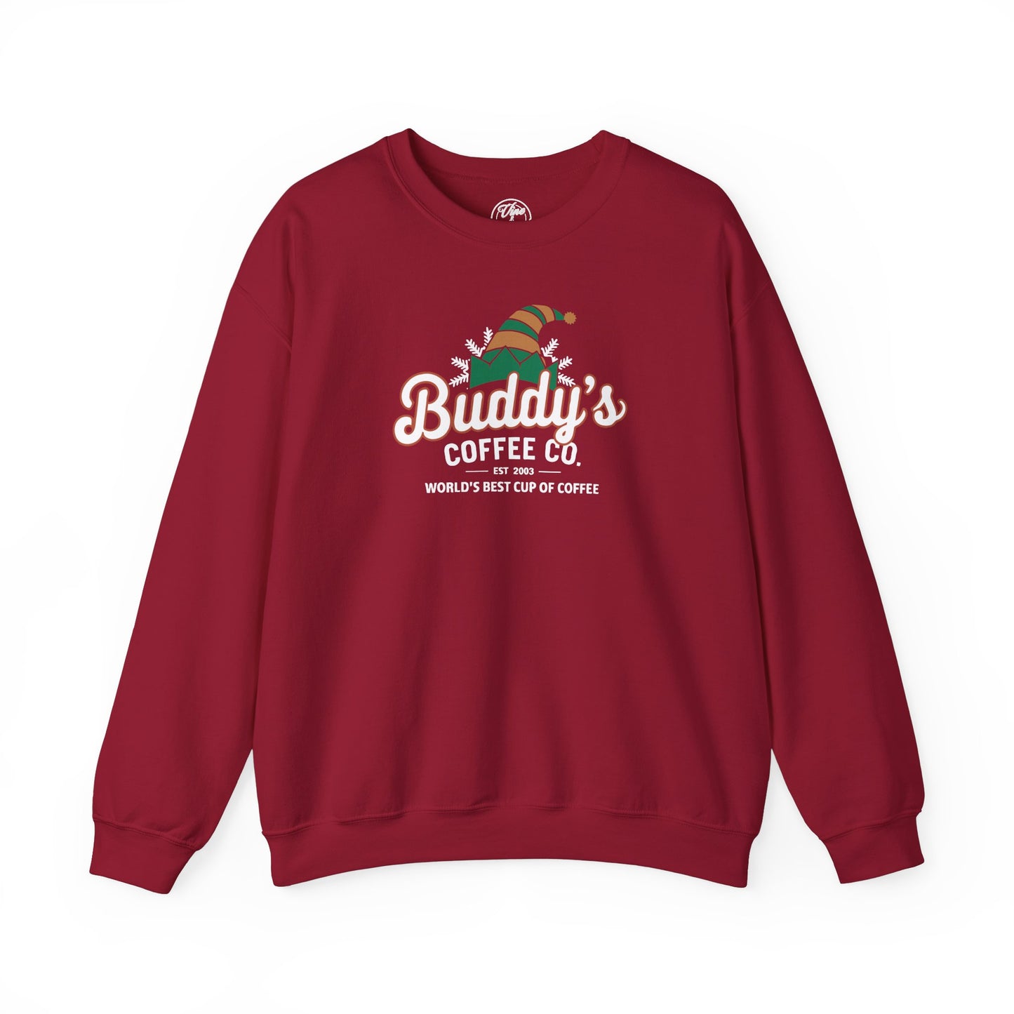 "Buddy's Coffee Co." Christmas Crewneck Sweatshirt