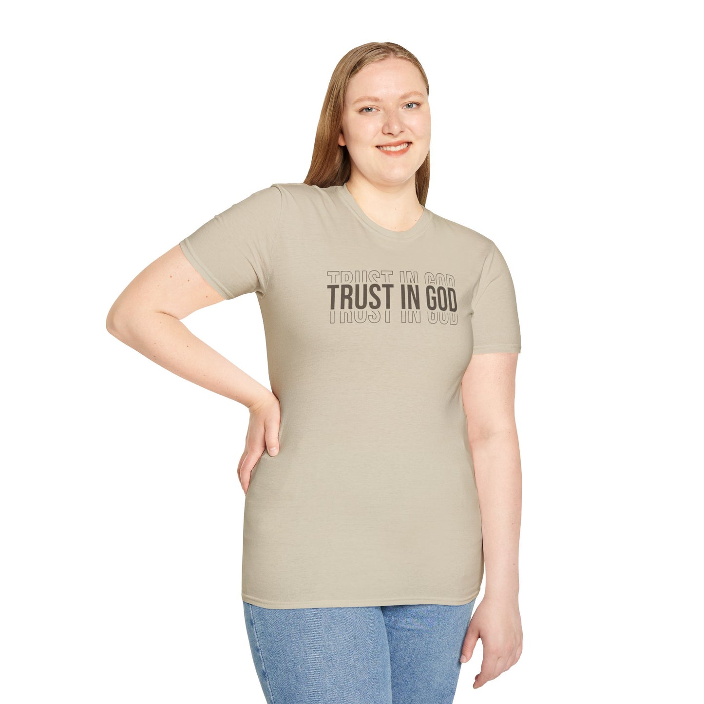 "Trust In God" Unisex Softstyle Tee