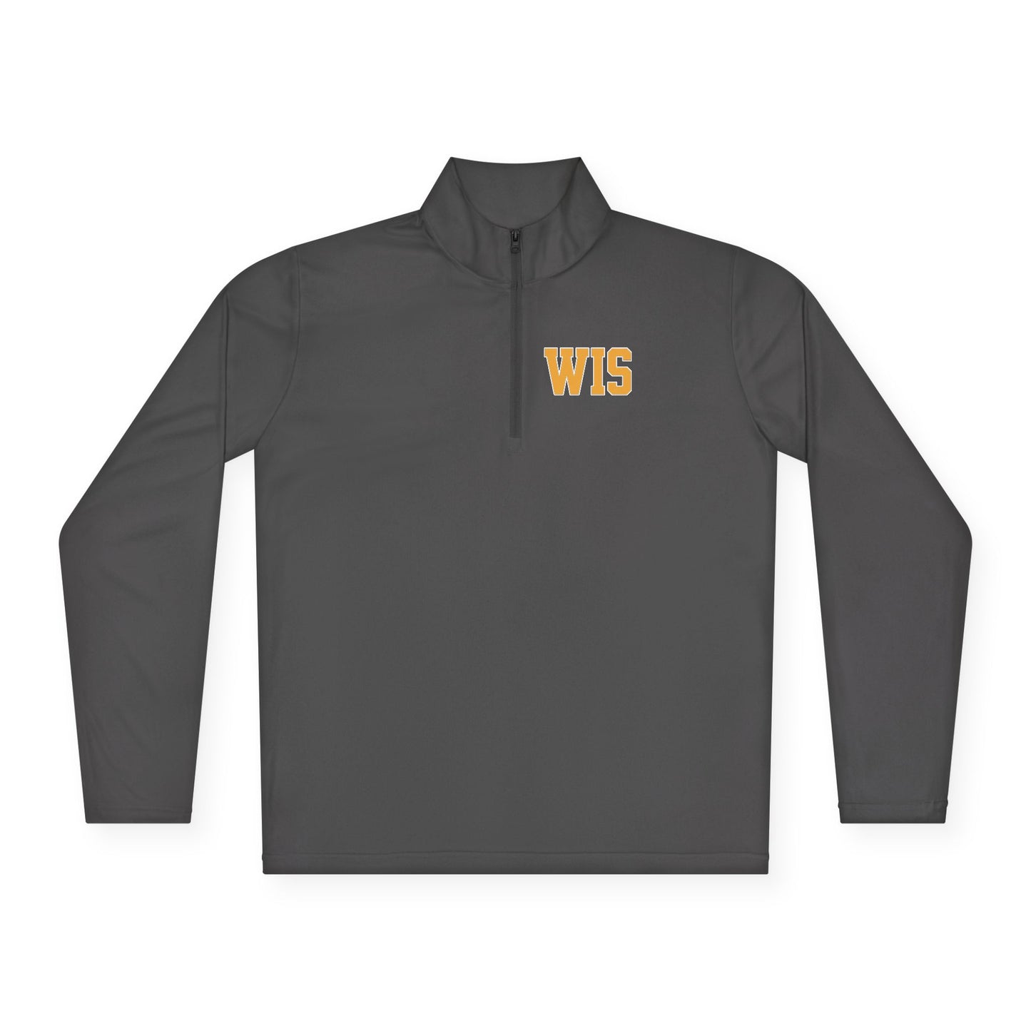 WIS "IT'S GONNA BE GREAT!" QUARTER ZIP MOISTURE WICKING PULLOVER