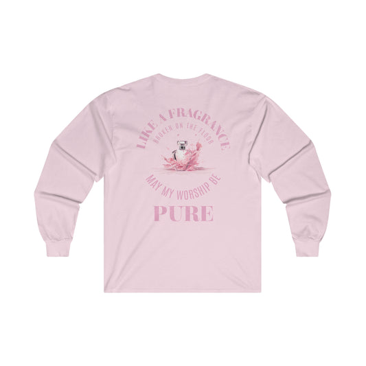 "Pure Worship" Adult Unisex Long Sleeve Tee