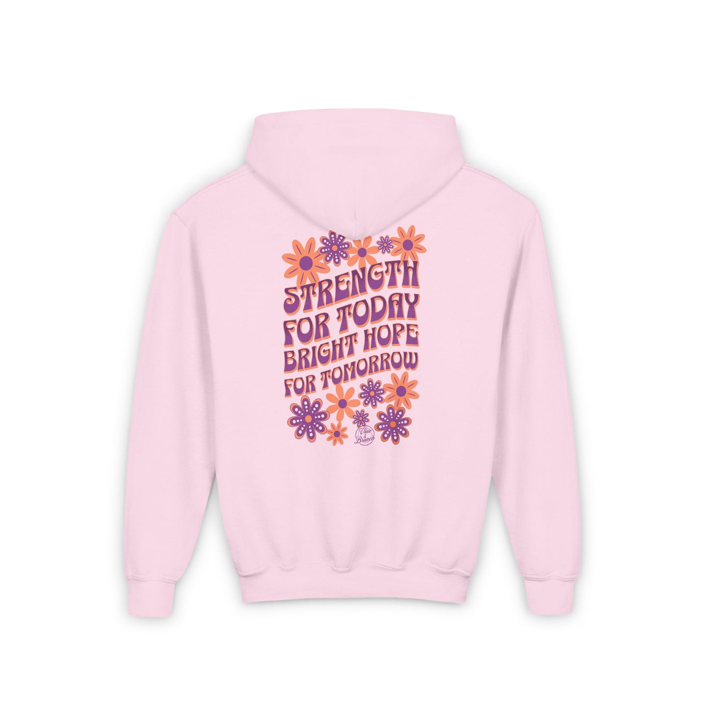 "Strength & Bright Hope" Kids Heavy Weight Hoodie