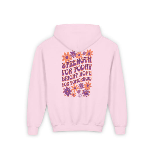 "Strength & Bright Hope" Kids Heavy Weight Hoodie