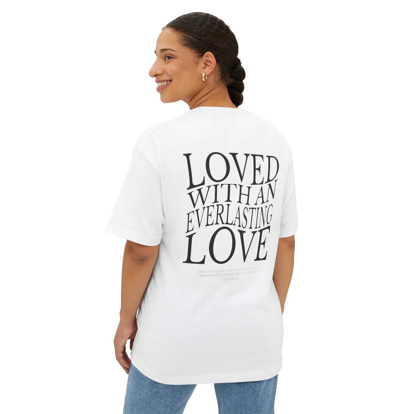 "Everlasting Love" Adult Unisex Oversized Boxy Tee