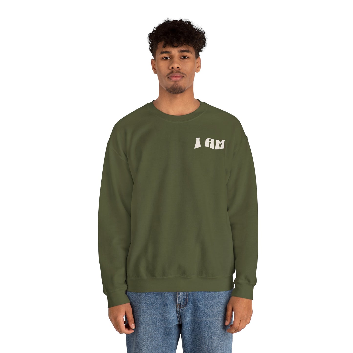 "I Am Who I Am" Adult Crewneck Sweatshirt