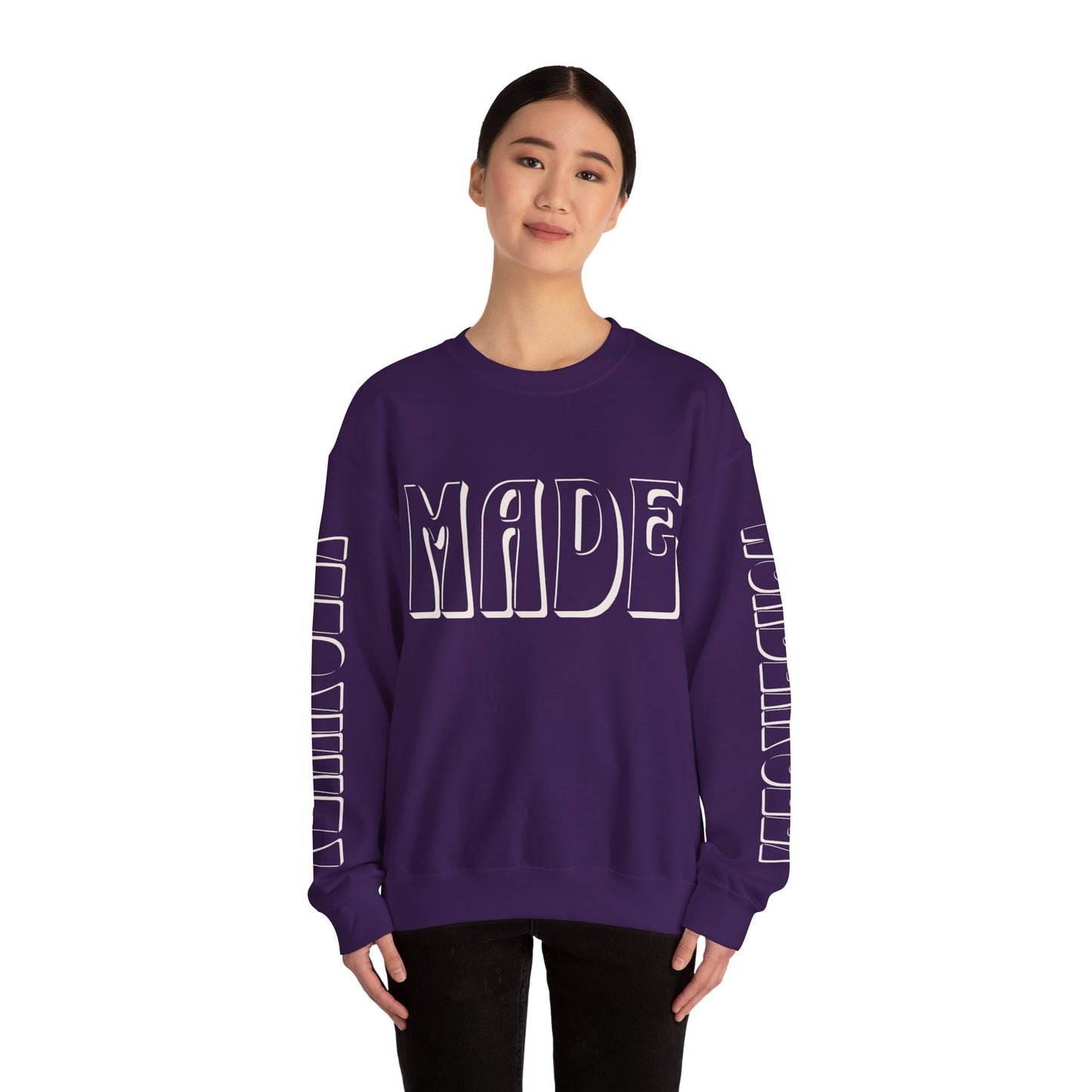 "Fearfully Wonderfully Made" Adult Crewneck Sweatshirt