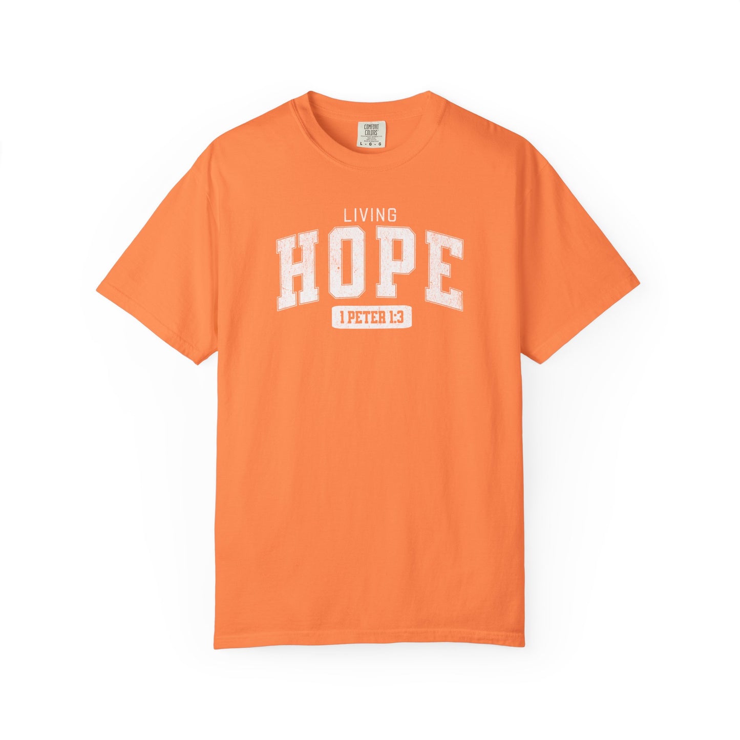 VARSITY "LIVING HOPE" UNISEX PREMIUM TEE