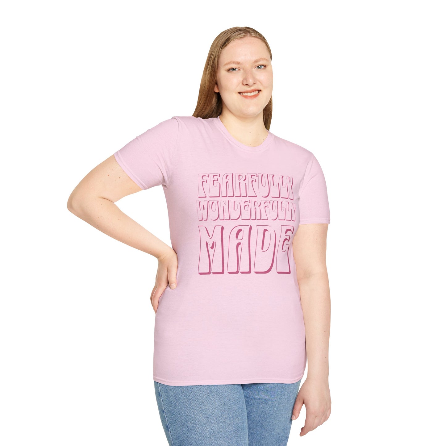 "Fearfully Wonderfully Made" Unisex Softstyle Tee