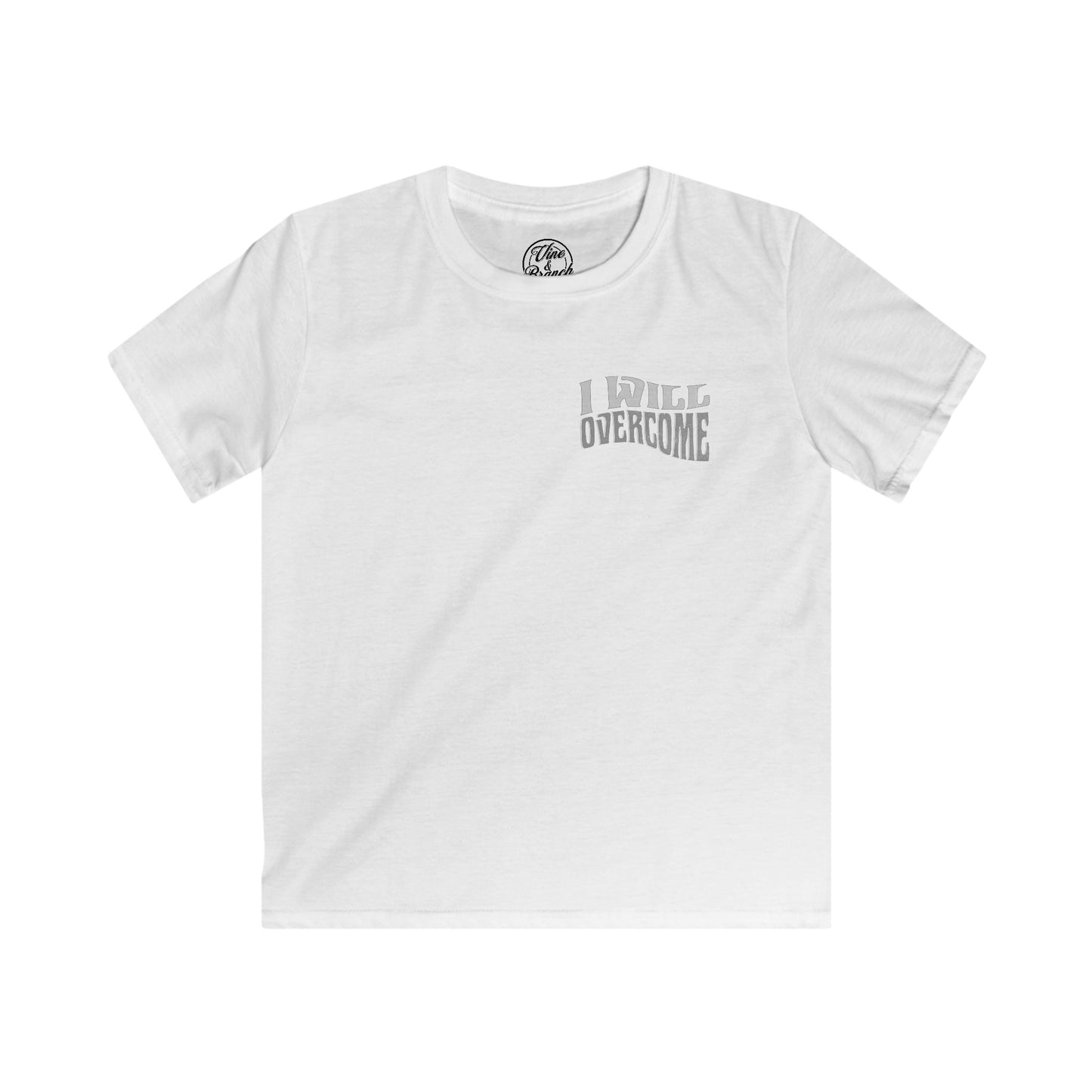 "Choose To Be Victorious" B&W Kids Softstyle Tee