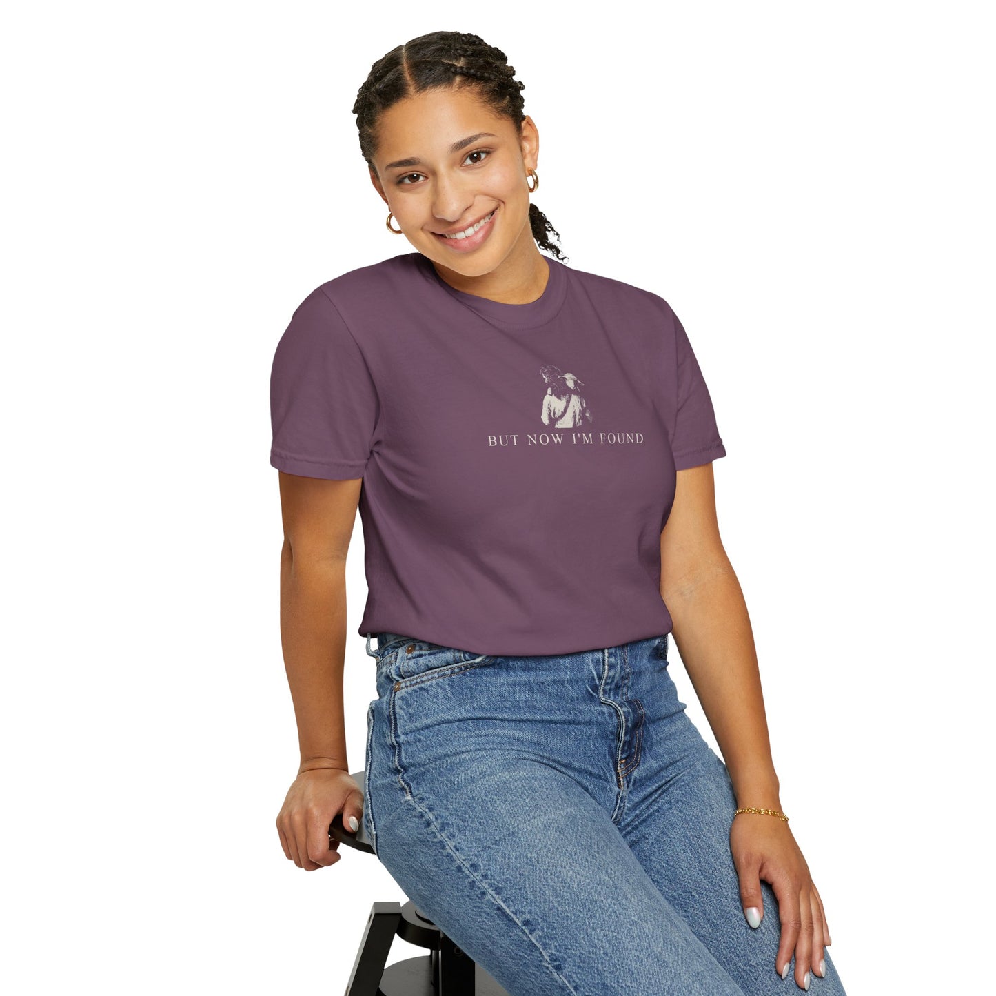 "But Now I'm Found" Adult Comfort Colors Tee