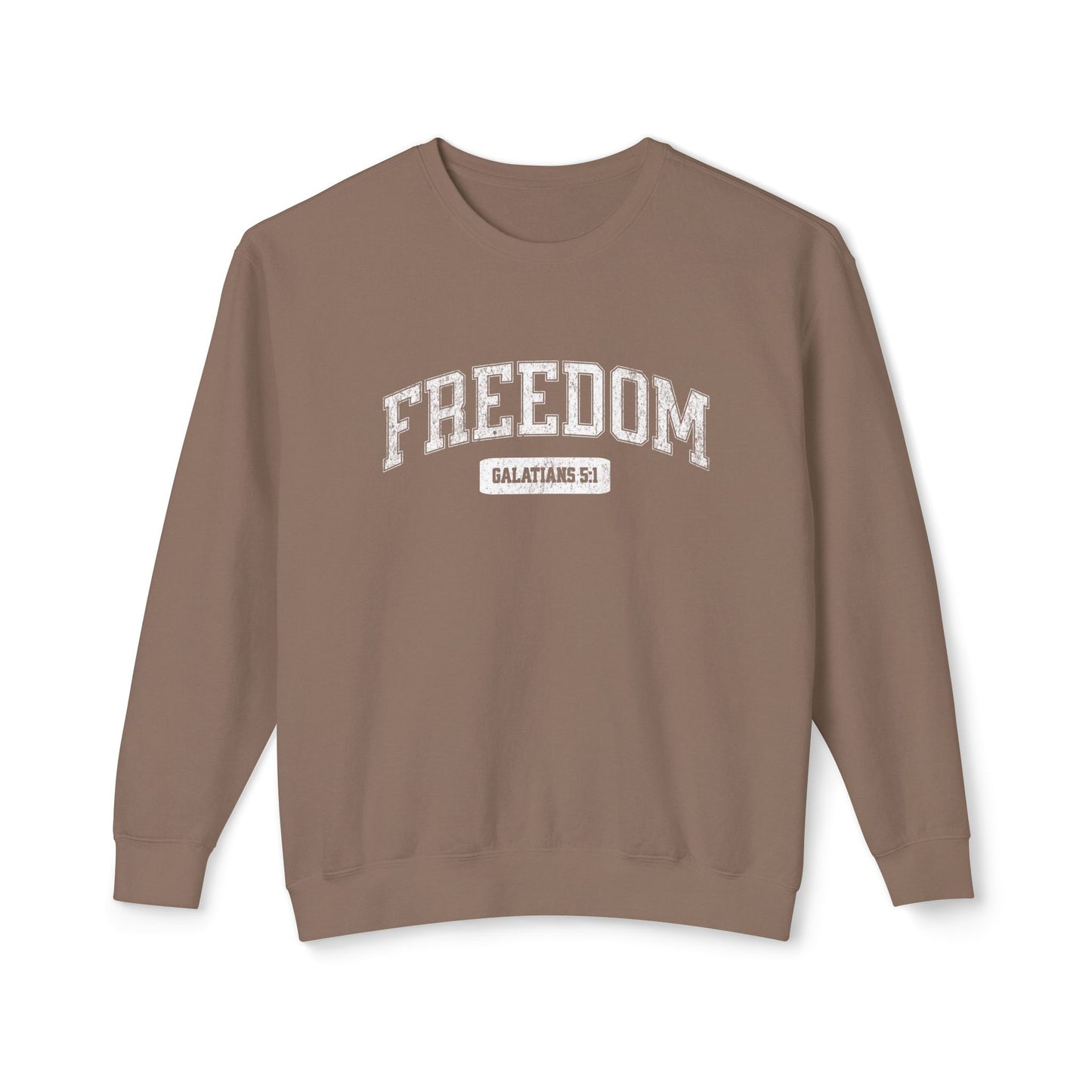 "FREEDOM" VARSITY UNISEX PREMIUM SWEATSHIRT