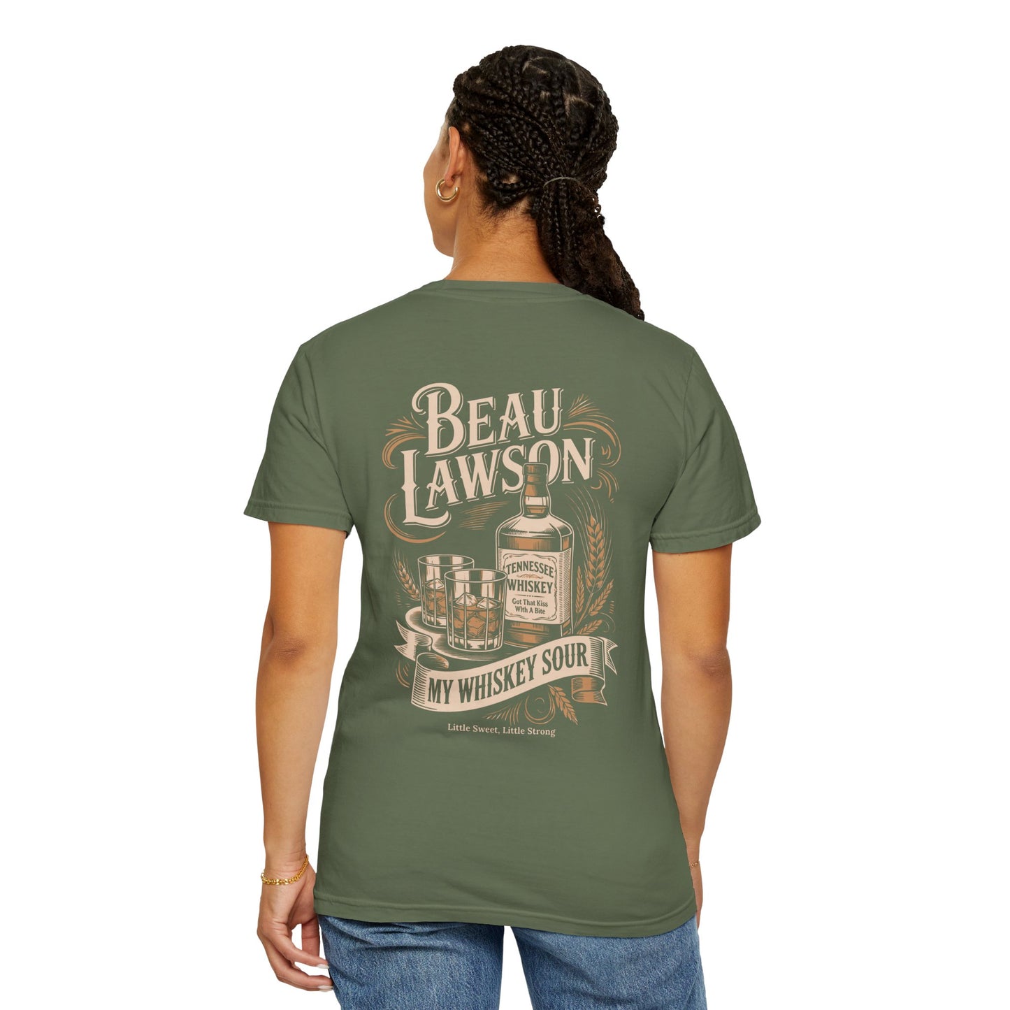 Beau Lawson "My Whiskey Sour" Western Unisex Garment-Dyed T-shirt