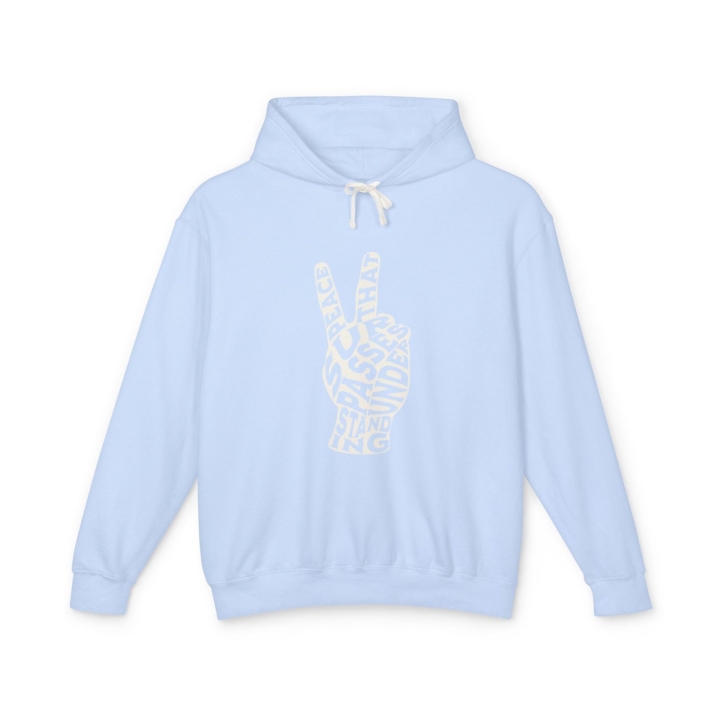 "PEACE" UNISEX LIGHTWEIGHT PREMIUM HOODIE