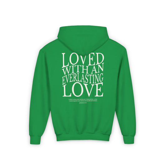 "Everlasting Love" Kids Heavy Weight Hoodie