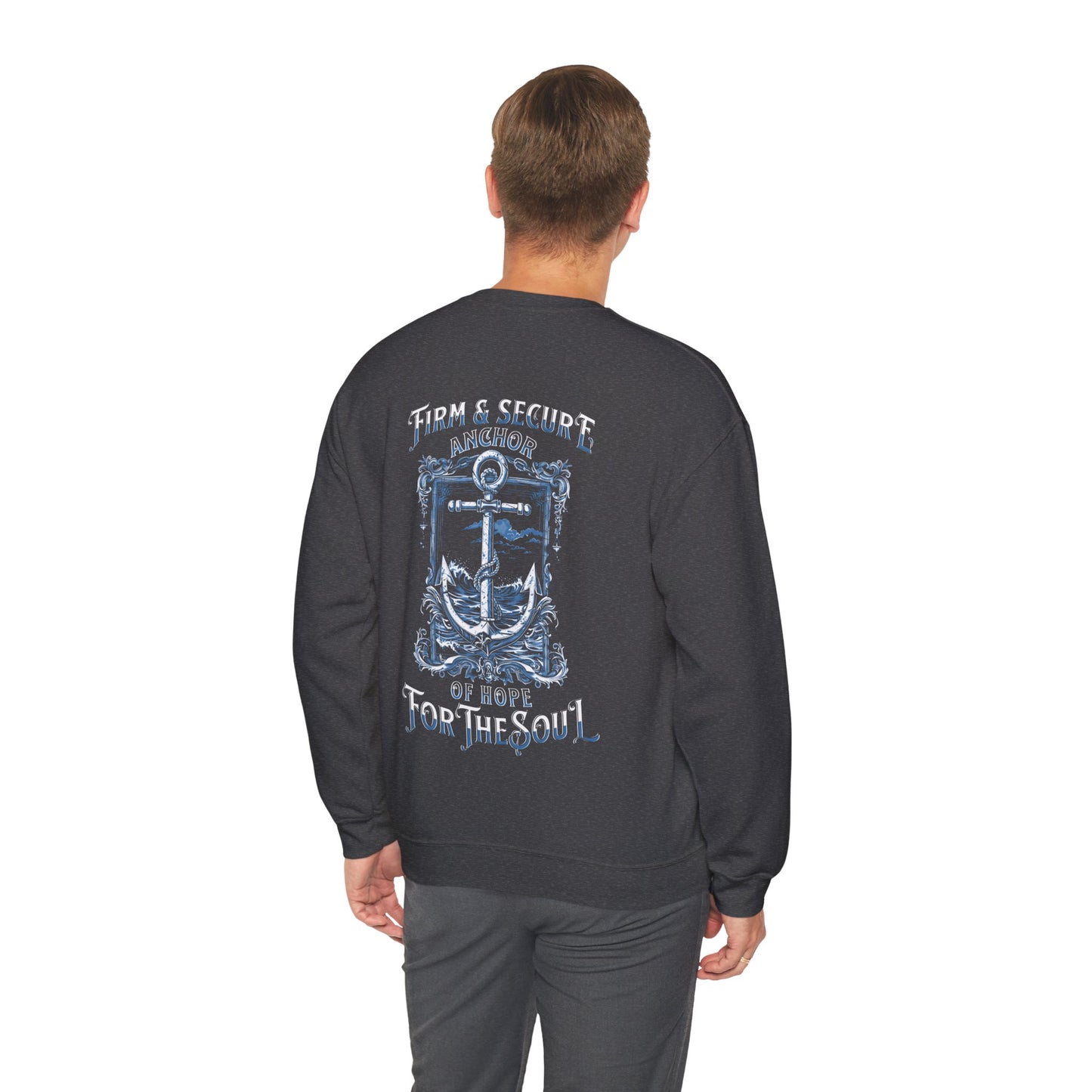 "Anchor for the Soul" Adult Crewneck Sweatshirt