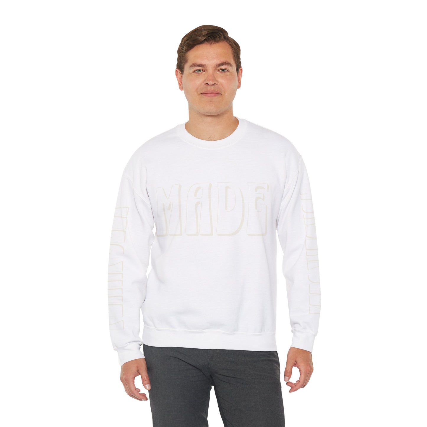 "Fearfully Wonderfully Made" Adult Crewneck Sweatshirt