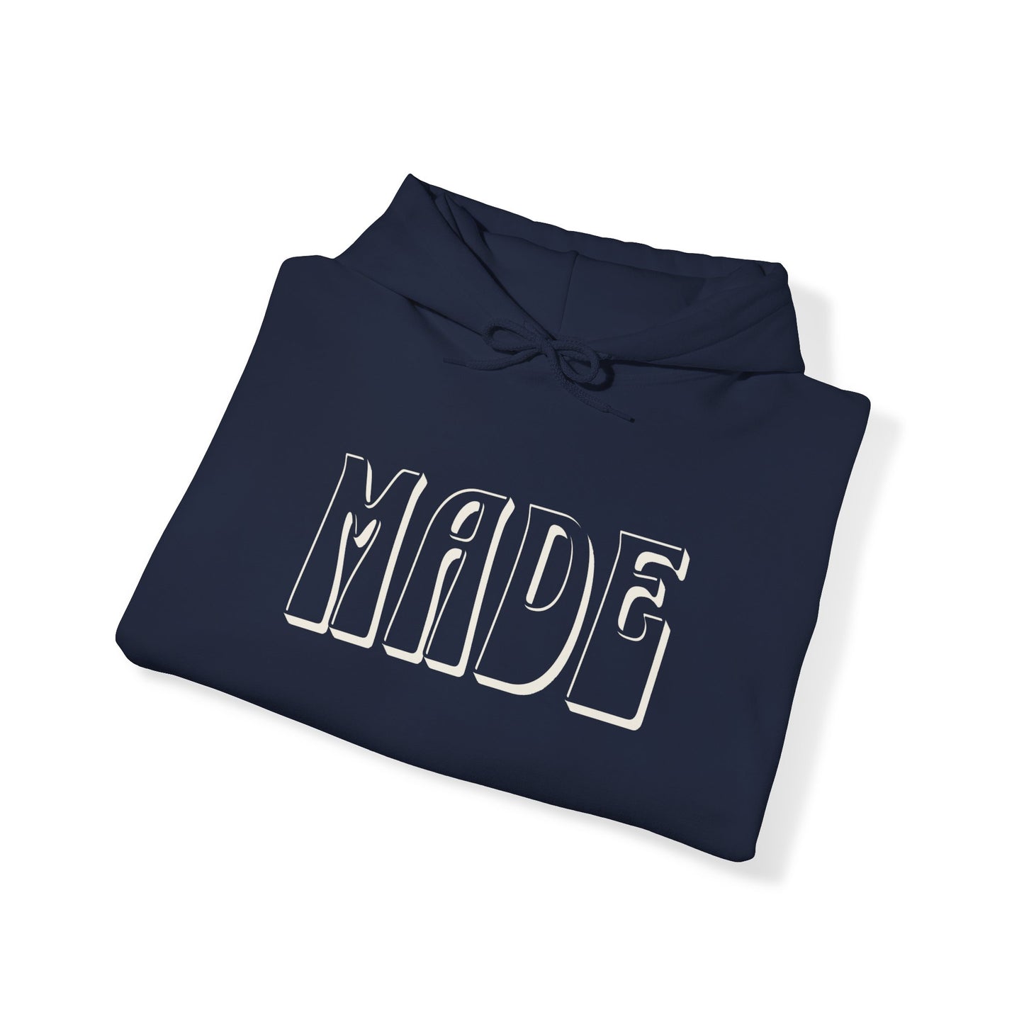 "Fearfully Wonderfully Made" Navy Adult Hoodie