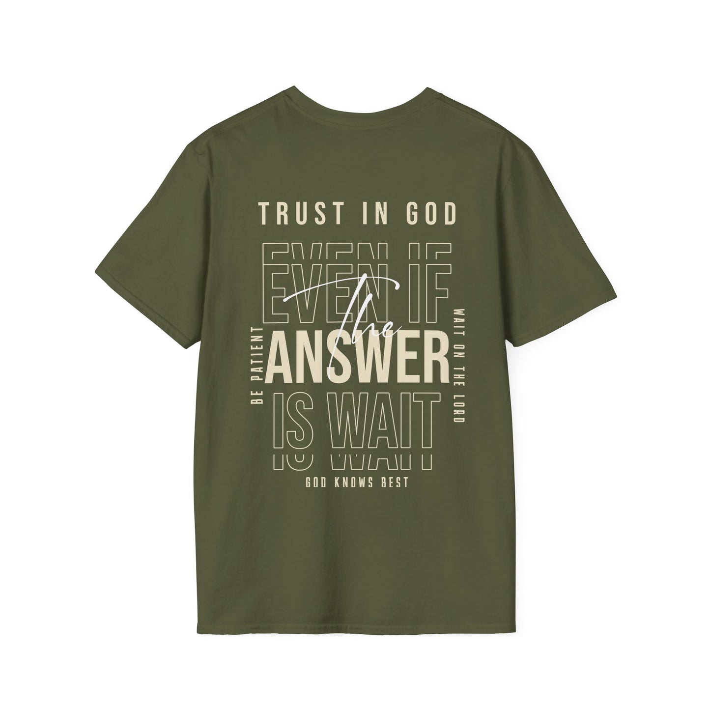 "Trust In God" Unisex Softstyle Tee