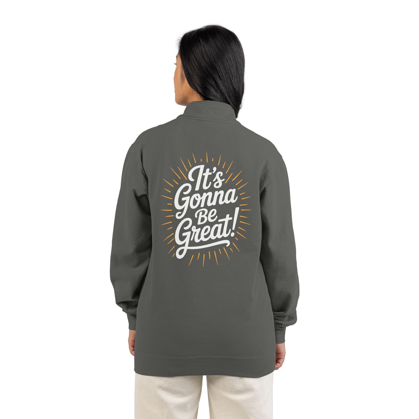WIS "IT'S GONNA BE GREAT!" UNISEX PREMIUM QUARTER-ZIP SWEATSHIRT