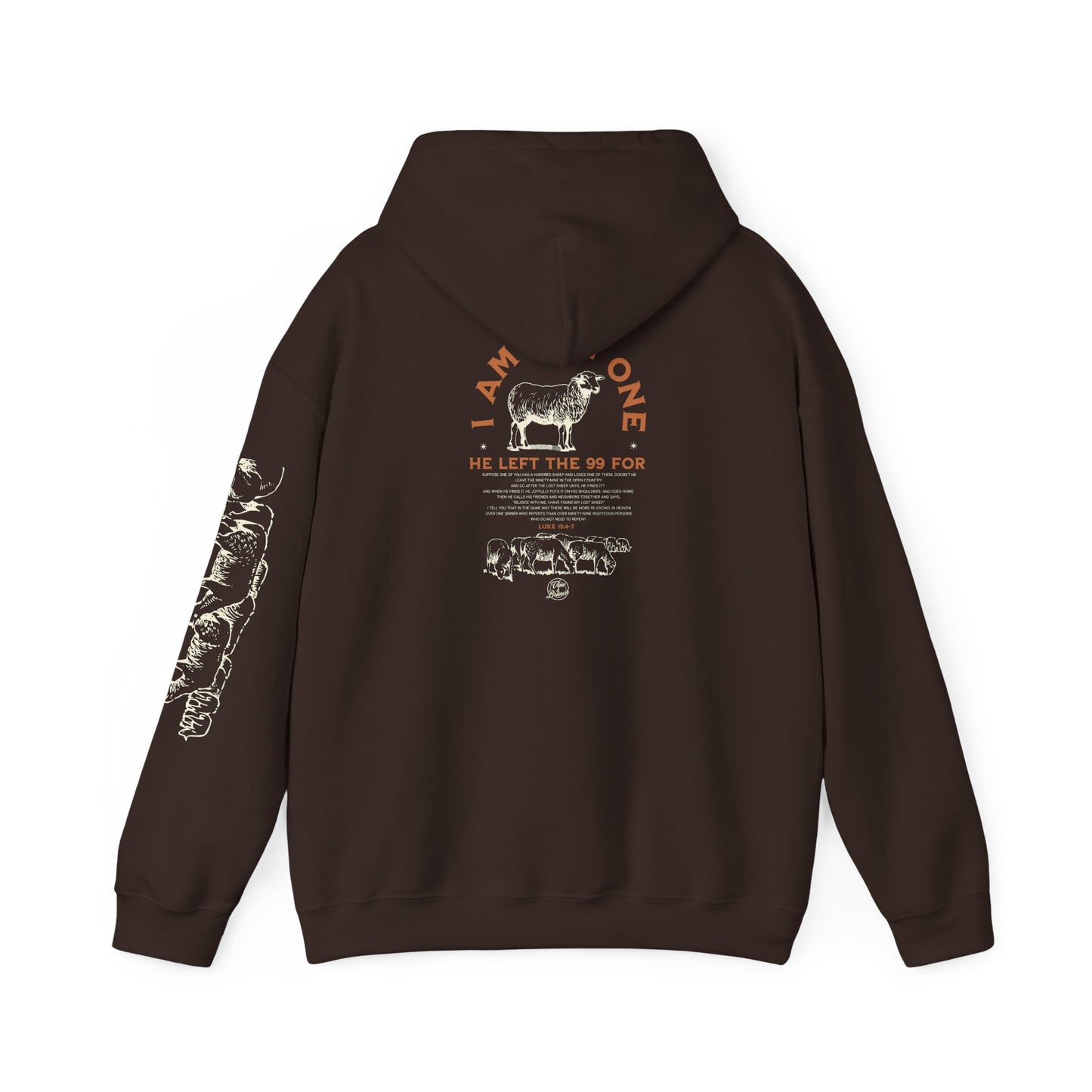 "I Am The One" w/ sleeve Unisex Heavy Blend™ Hooded Sweatshirt