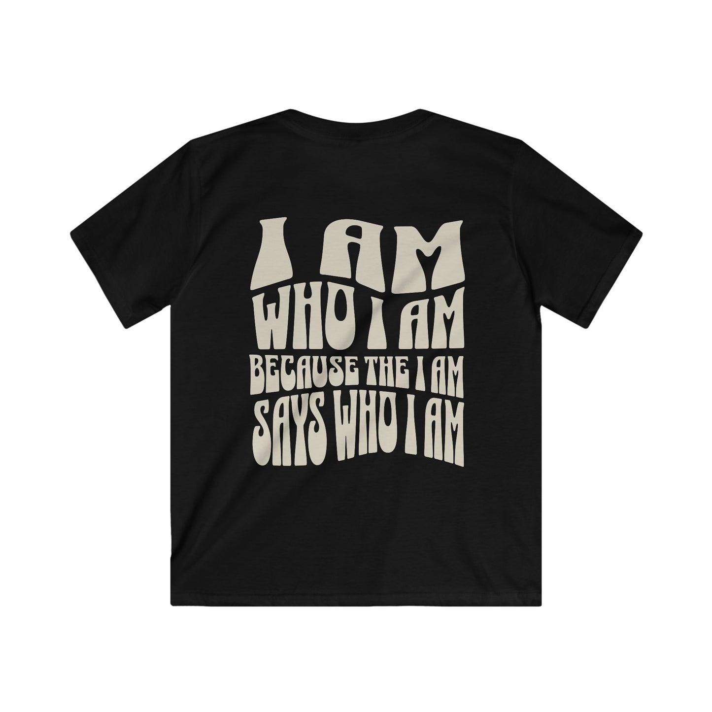 "I Am Who I Am" Kids Softstyle Tee