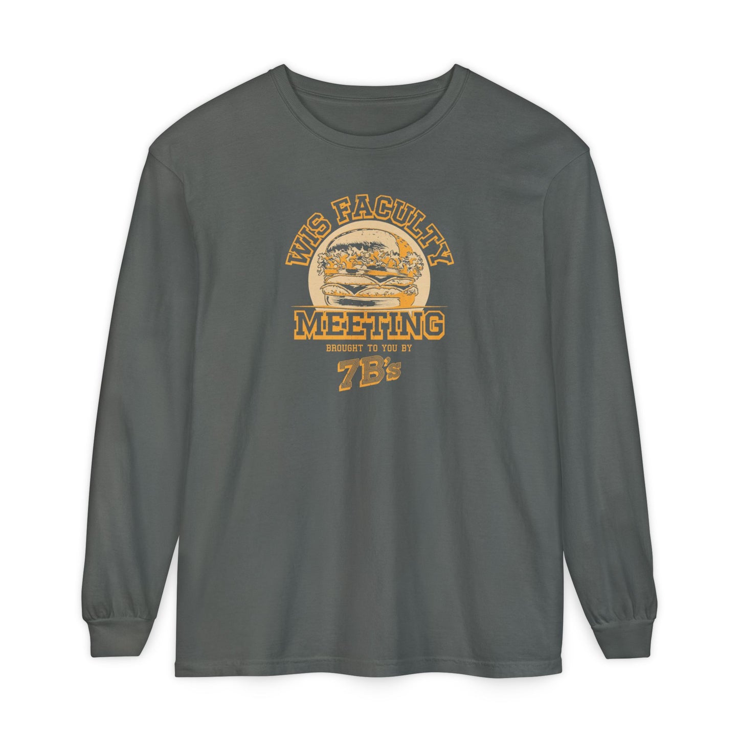 WIS "FACULTY MEETING" UNISEX PREMIUM LONG SLEEVE TEE