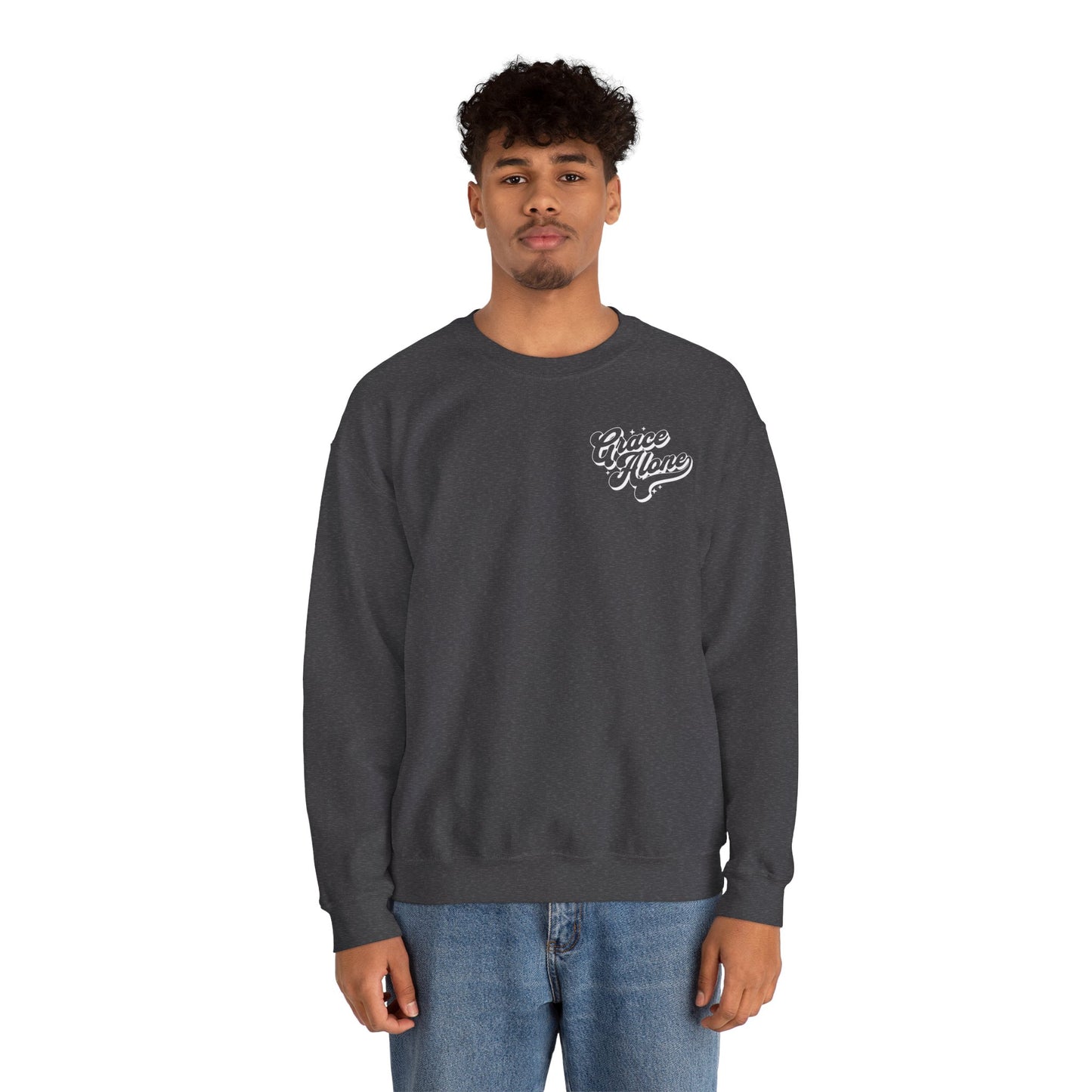 "Grace Alone" Adult Crewneck Sweatshirt