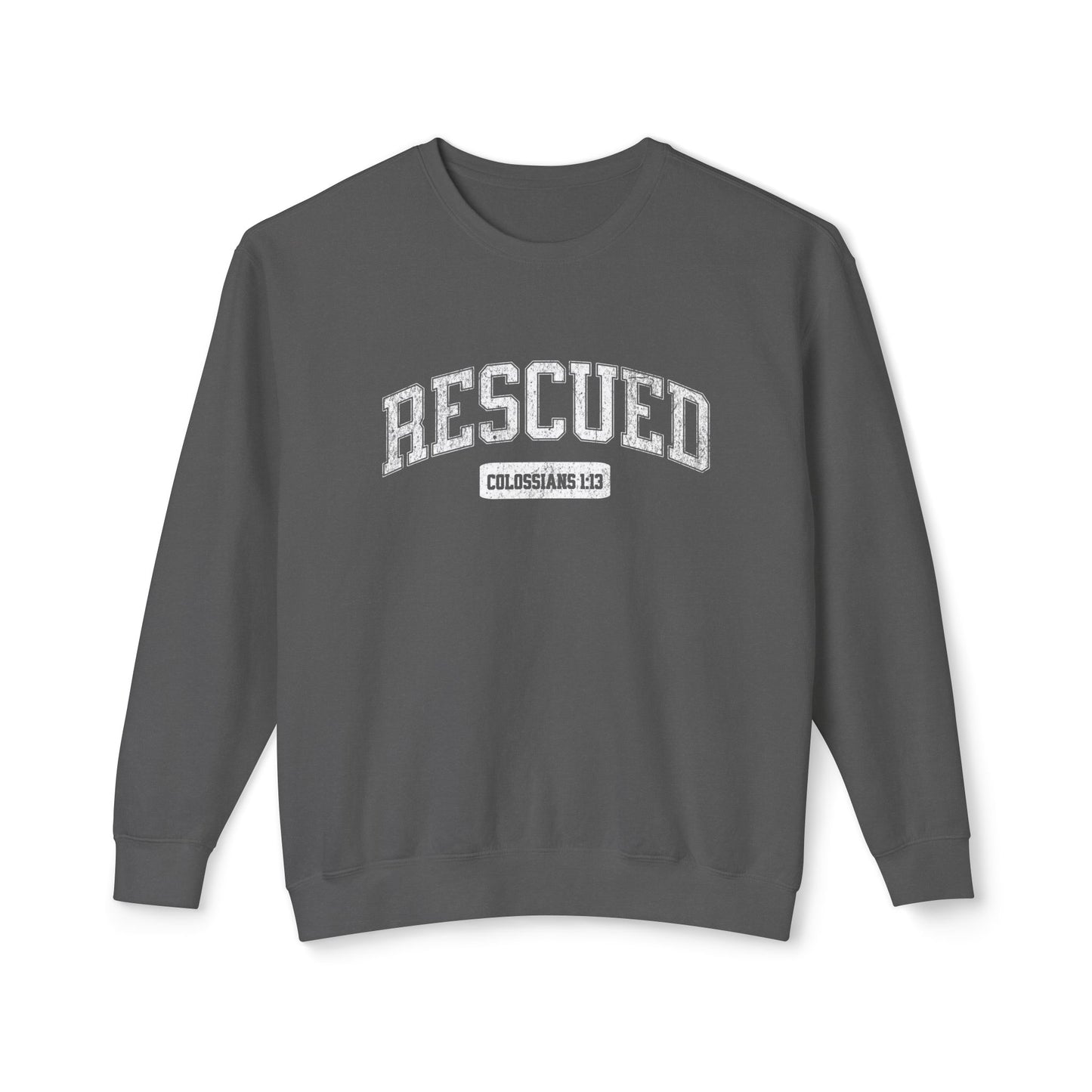 VARSITY "RESCUED" UNISEX PREMIUM SWEATSHIRT