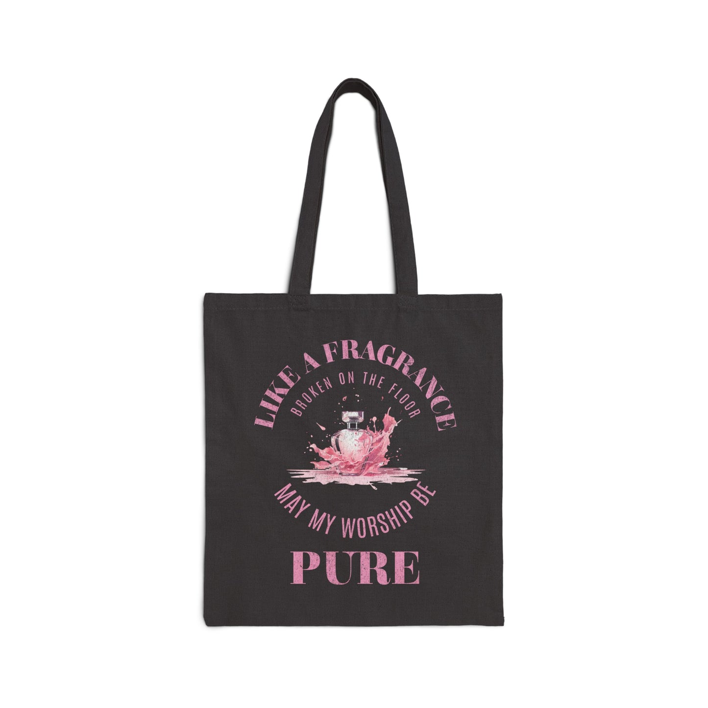 "Pure Worship" Cotton Canvas Tote Bag