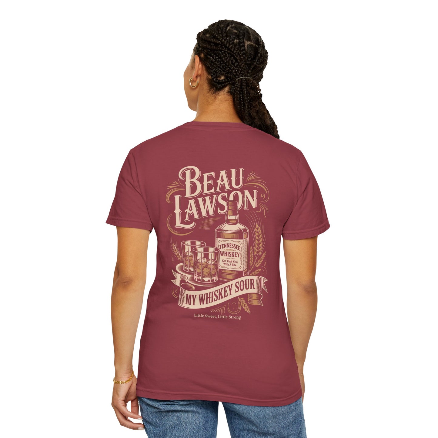 Beau Lawson "My Whiskey Sour" Western Unisex Garment-Dyed T-shirt