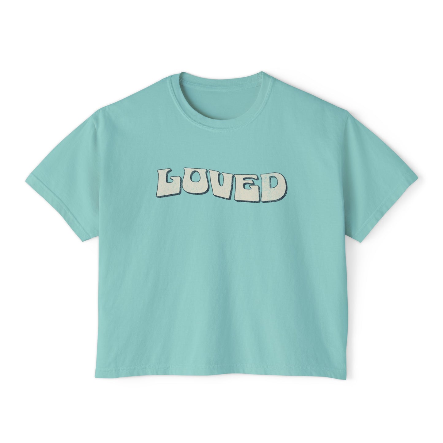 "Everlasting Love" Groovy Women's Boxy Tee