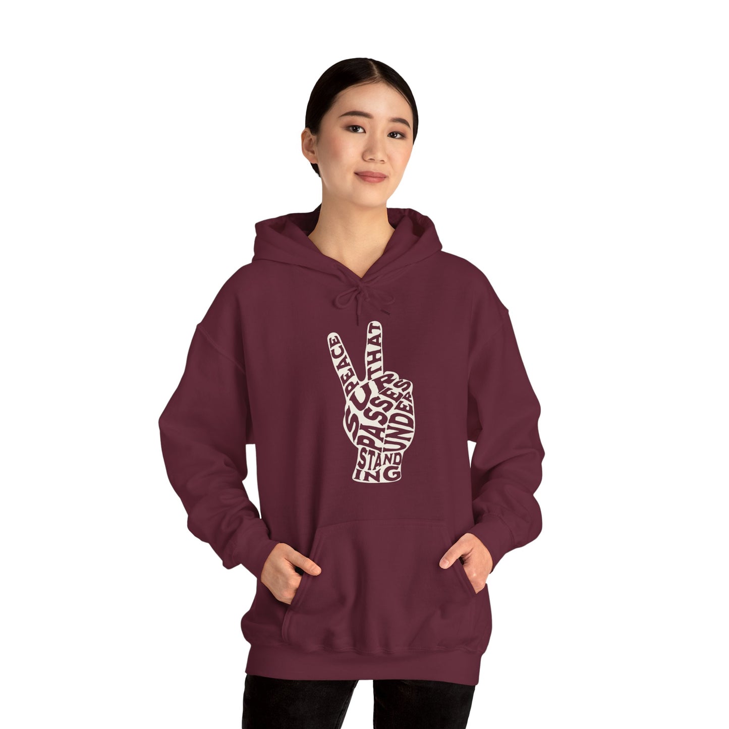 "Peace" Adult Unisex Hoodie