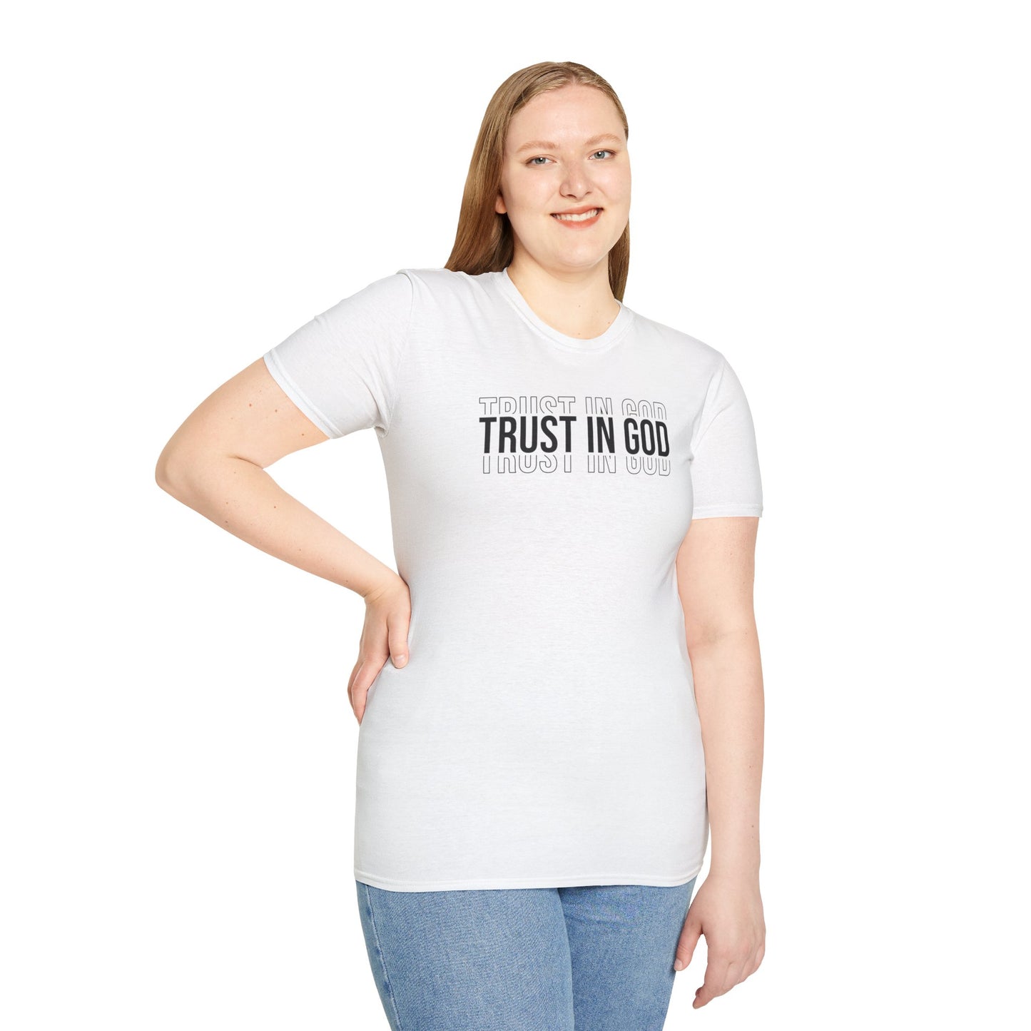 "Trust In God" Unisex Softstyle Tee