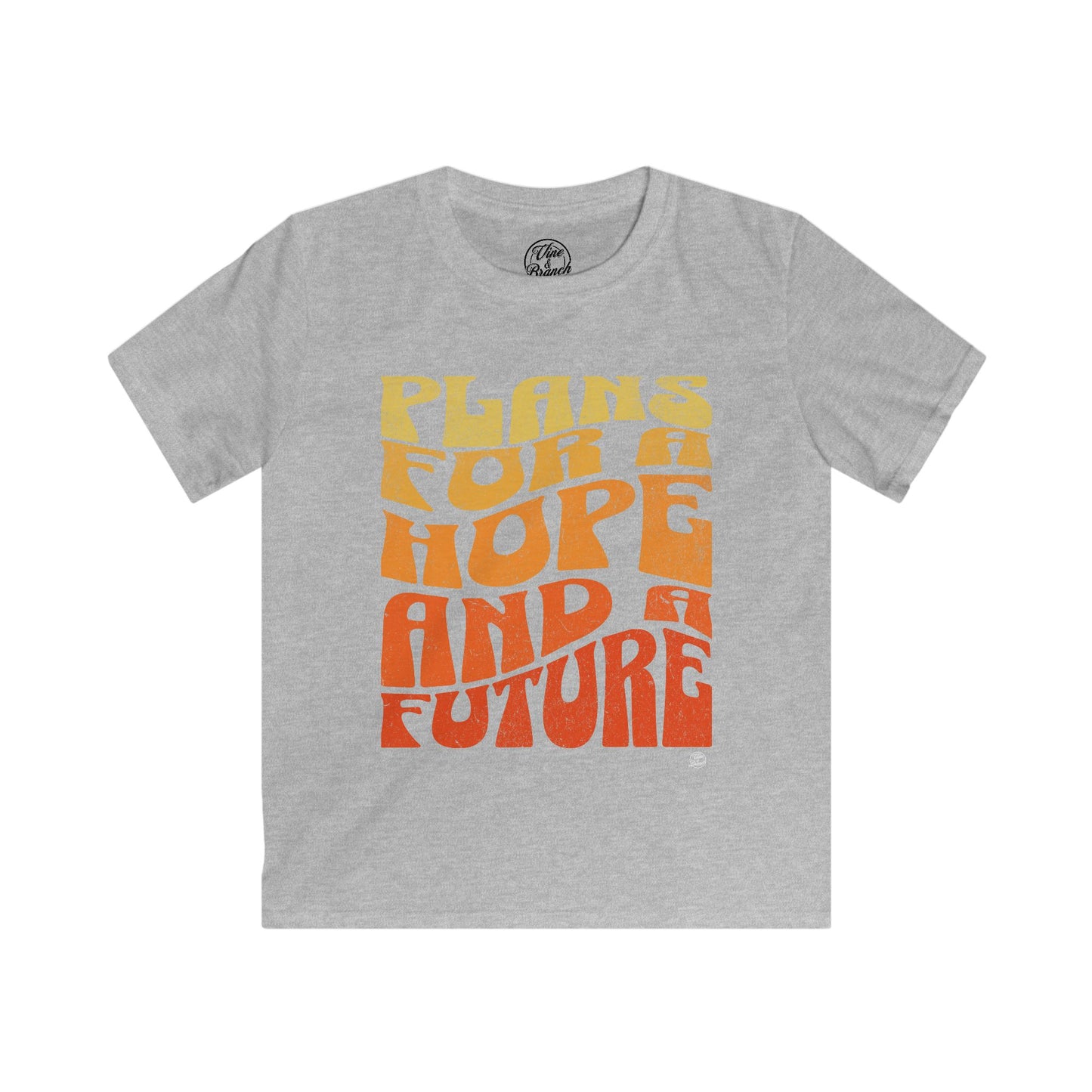 "Hope & A Future" Kids Softstyle Tee