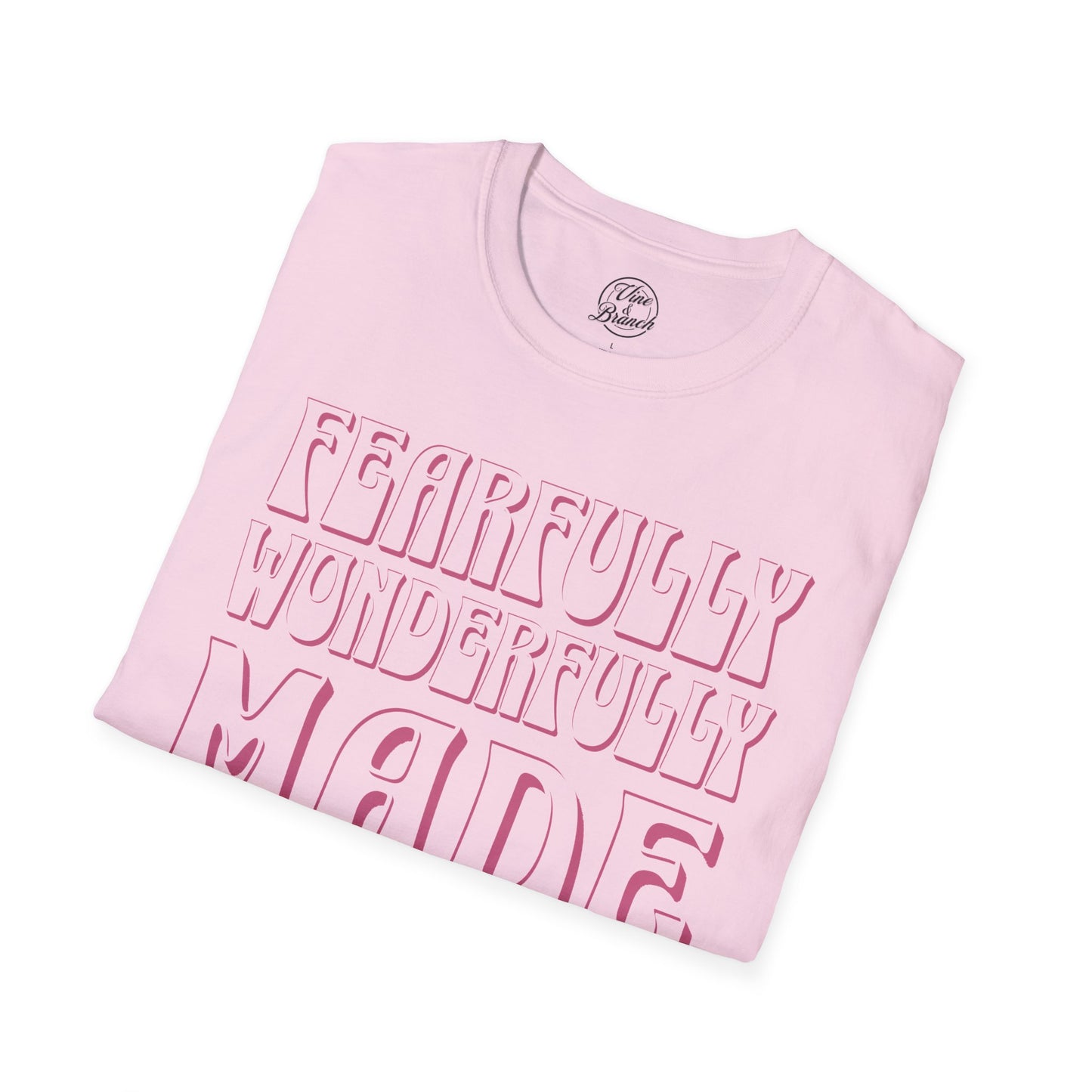 "Fearfully Wonderfully Made" Unisex Softstyle Tee