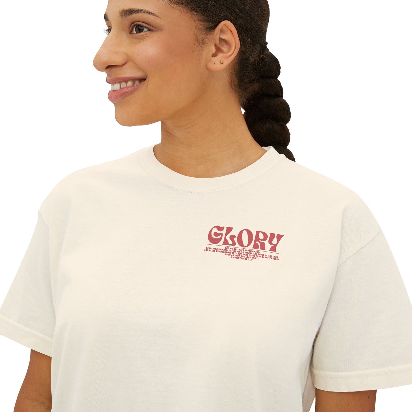 "GLORY" WOMENS PREMIUM BOXY TEE