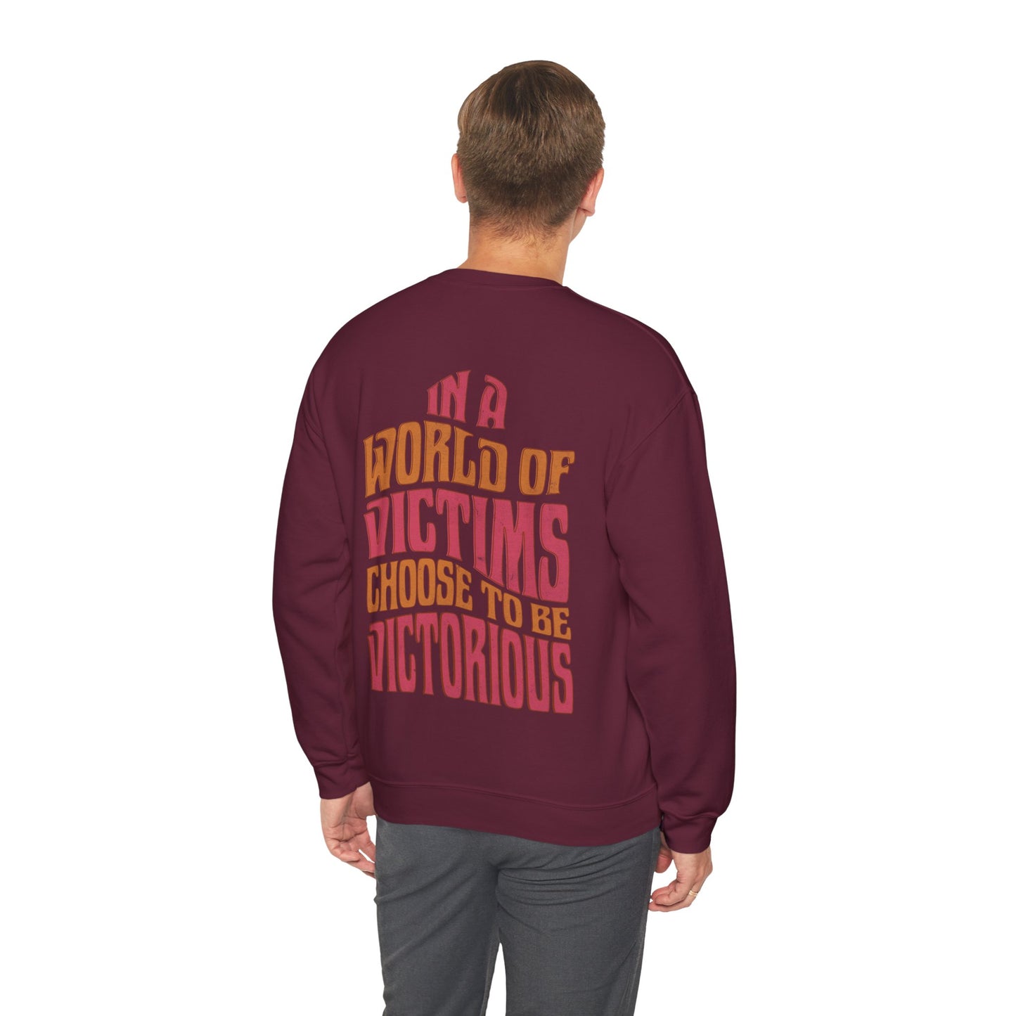 "Choose To Be Victorious" Adult Crewneck Sweatshirt