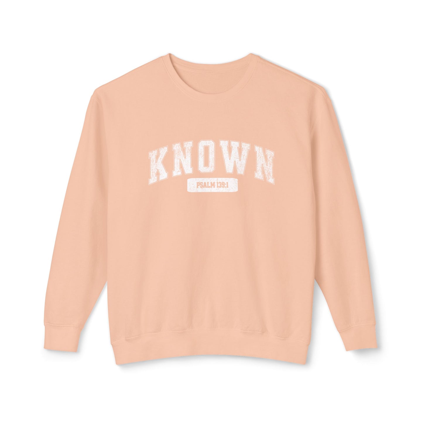 "KNOWN" VARSITY UNISEX PREMIUM SWEATSHIRT