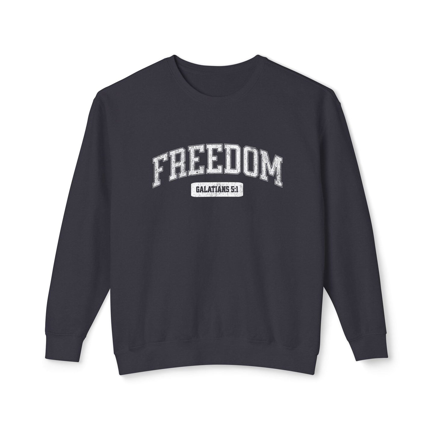 "FREEDOM" VARSITY UNISEX PREMIUM SWEATSHIRT