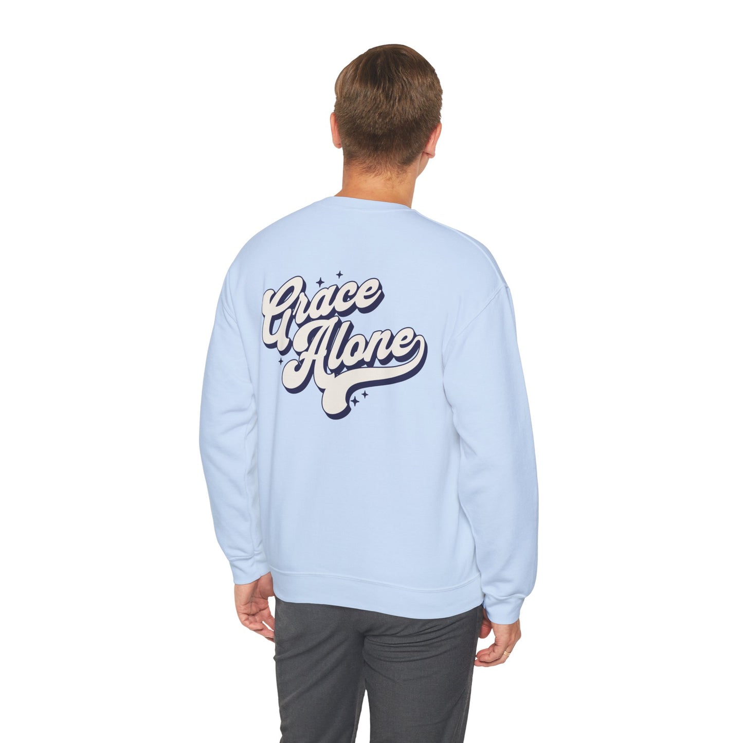 "Grace Alone" Adult Crewneck Sweatshirt