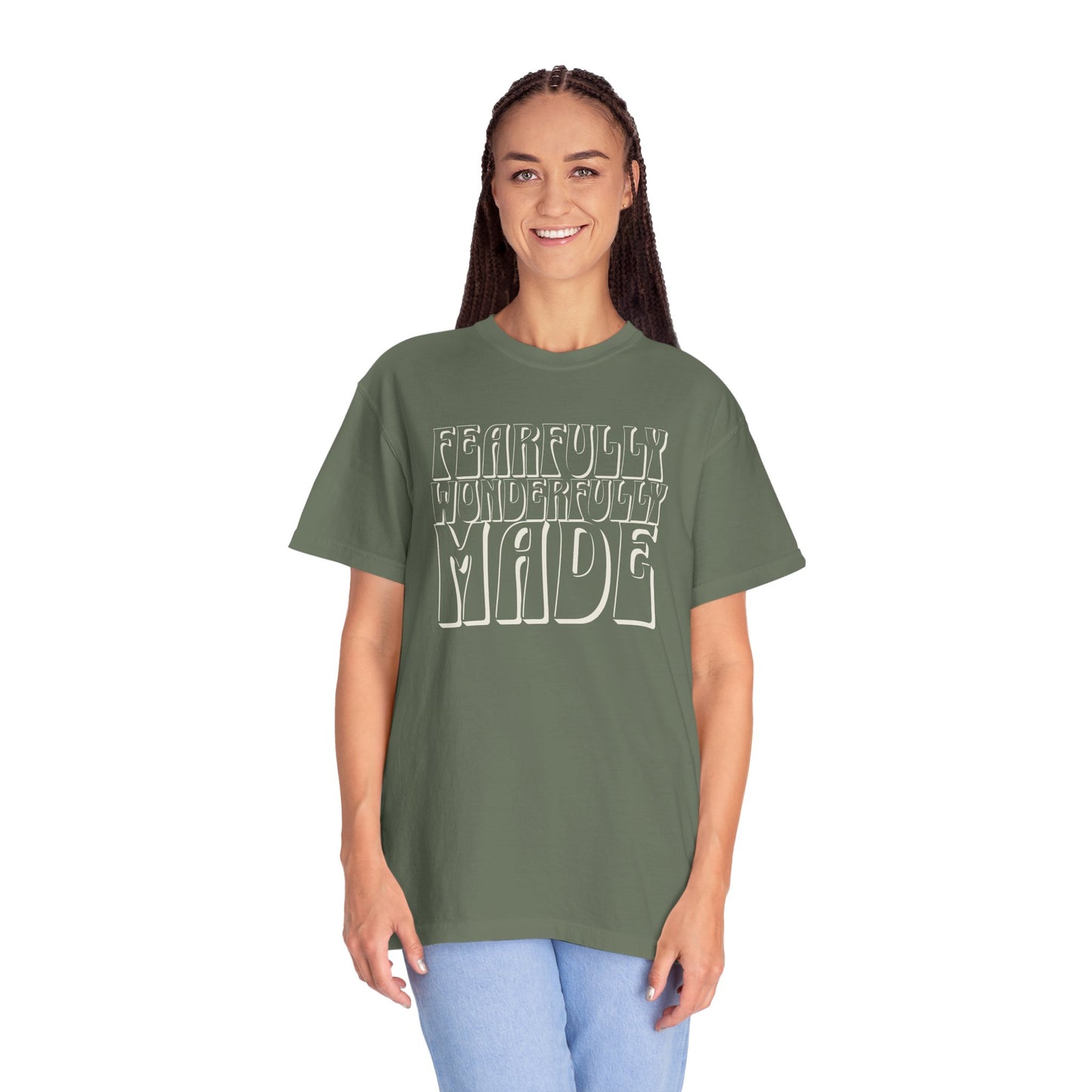 "FEARFULLY WONDERFULLY MADE" UNISEX PREMIUM TEE