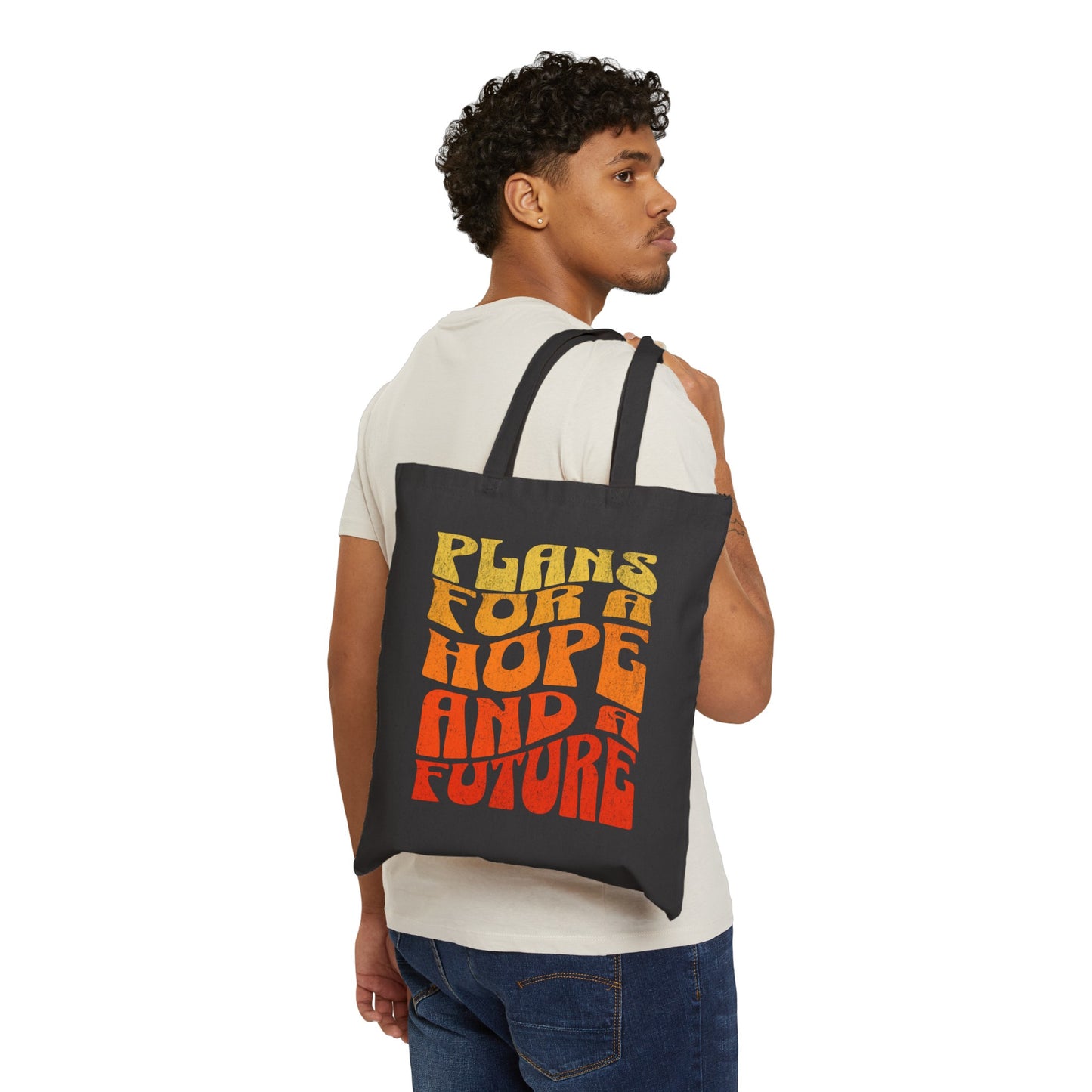 "Hope & A Future" Cotton Canvas Tote Bag