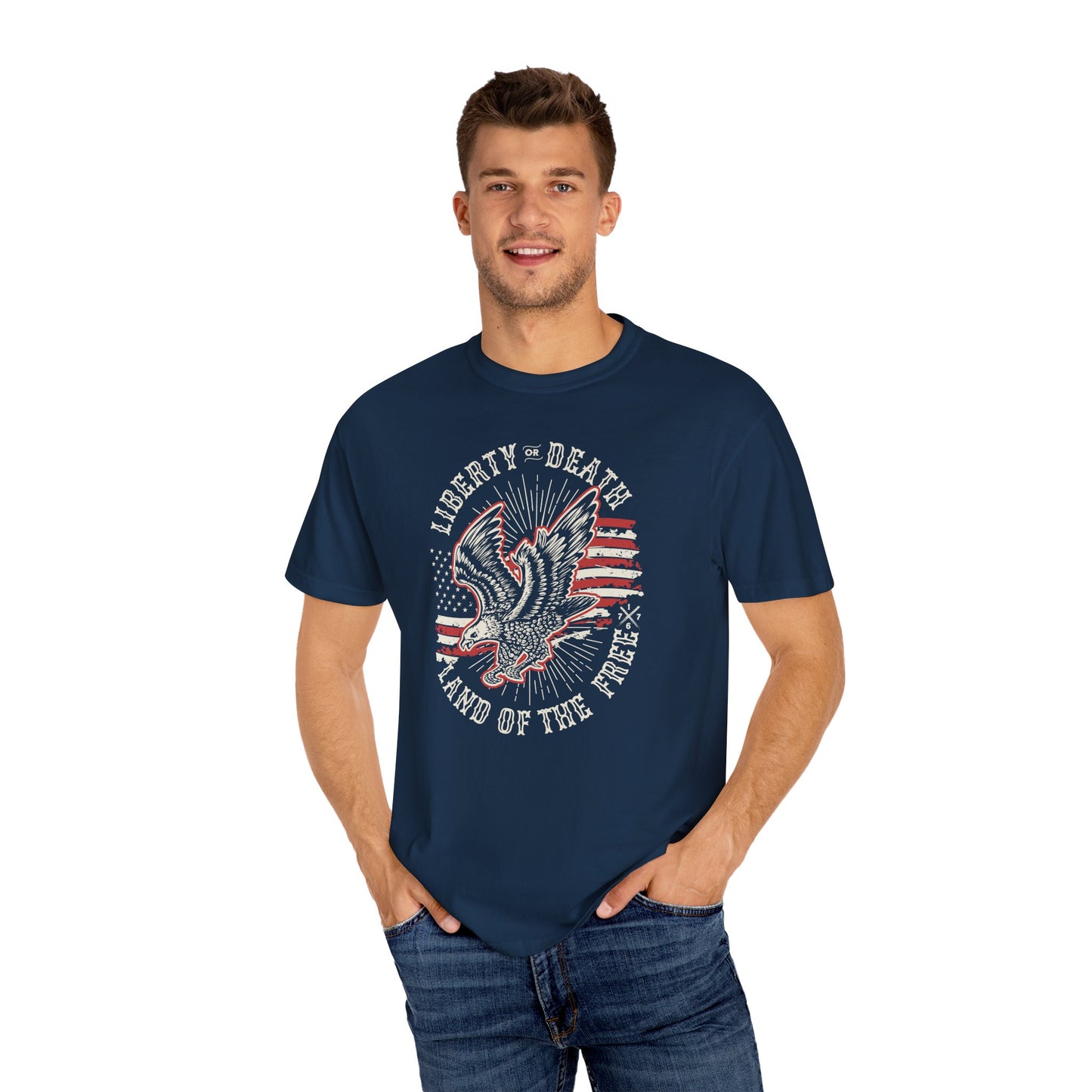 "LIBERTY OR DEATH" UNISEX PREMIUM TEE