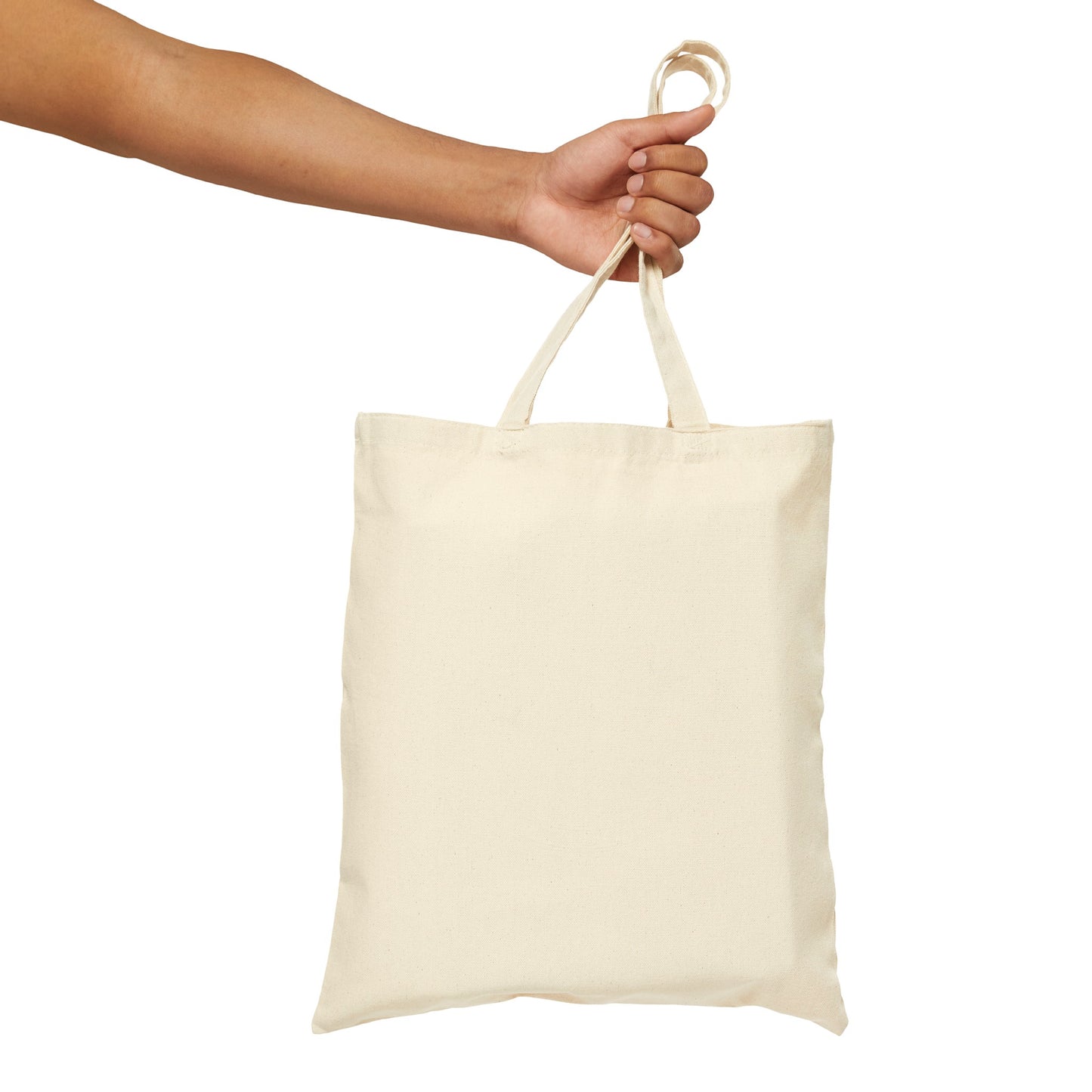 "Psalm 27:1" Cotton Canvas Tote Bag