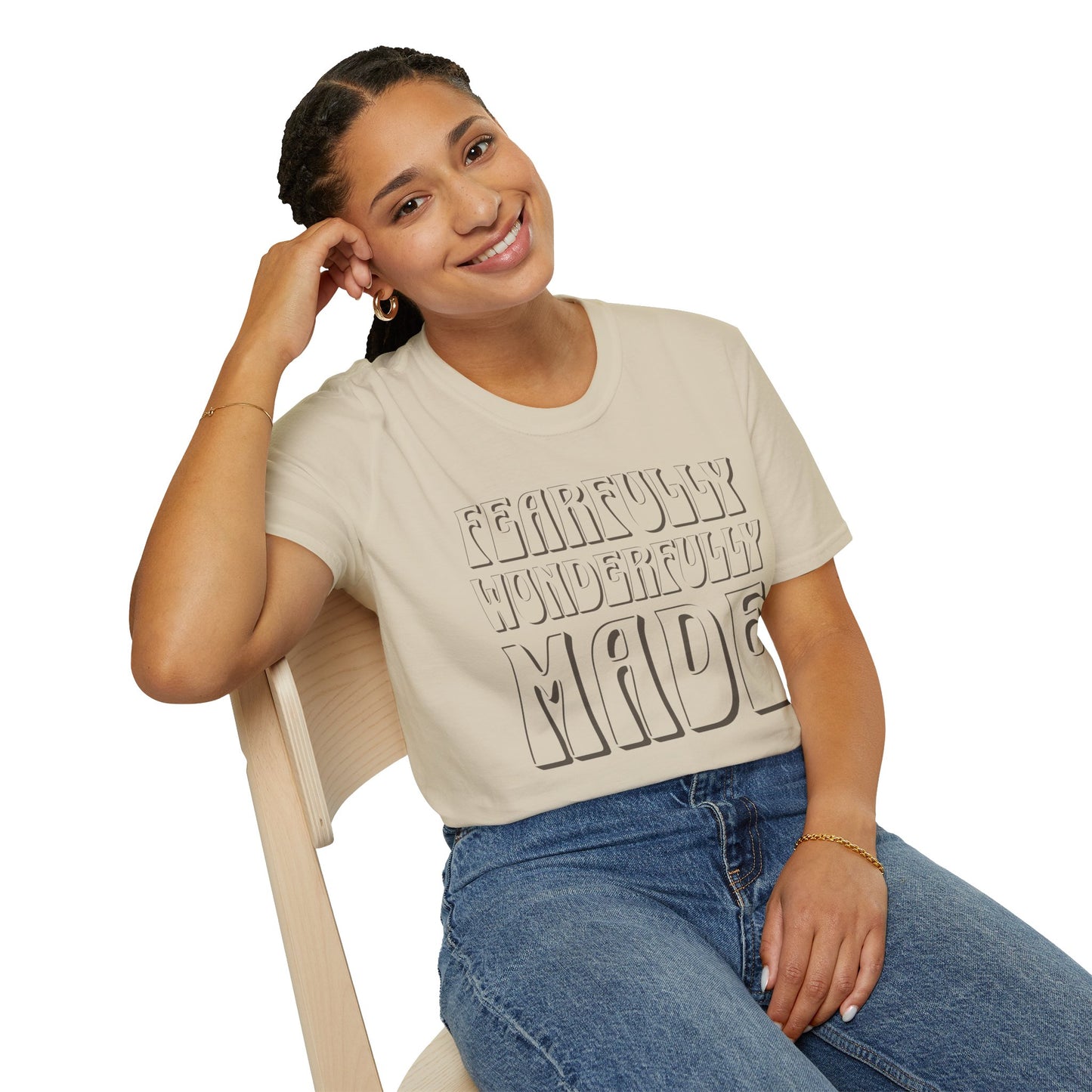 "Fearfully Wonderfully Made" Unisex Softstyle Tee