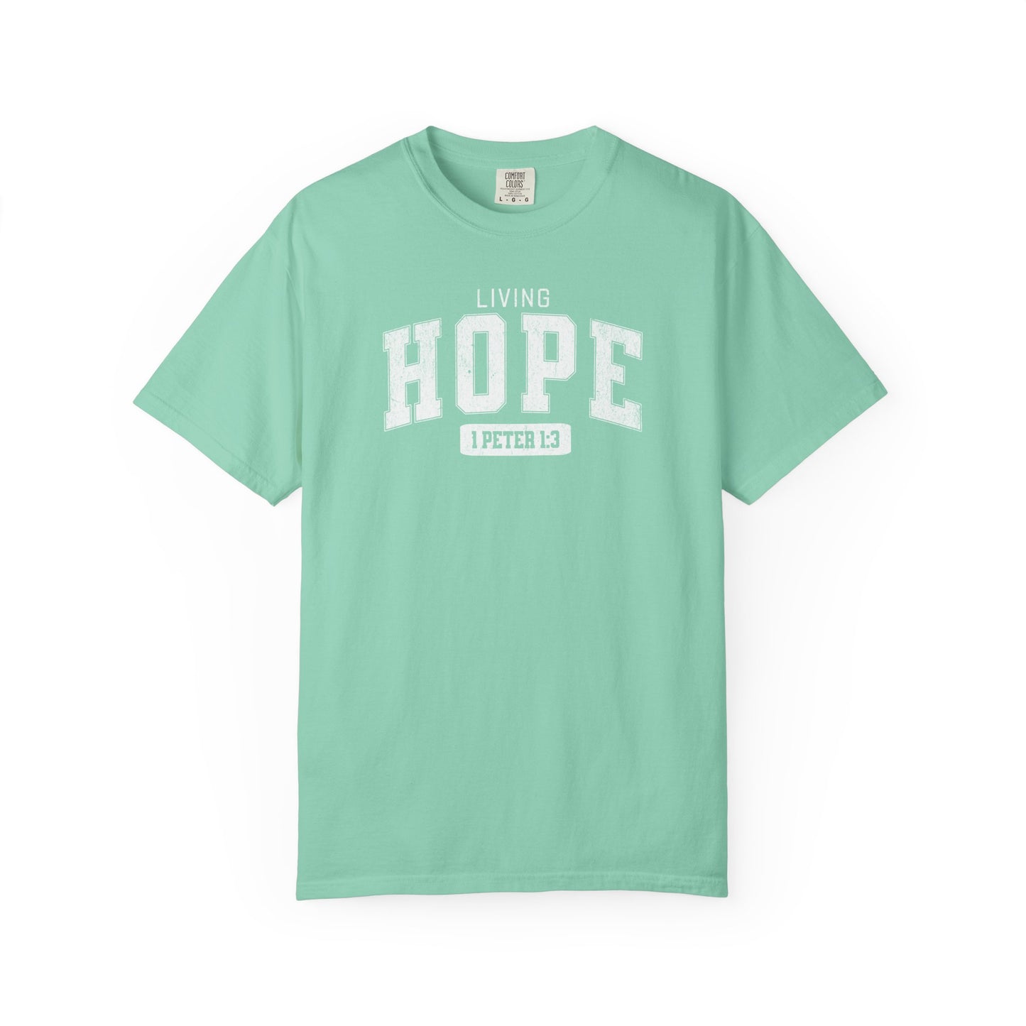 VARSITY "LIVING HOPE" UNISEX PREMIUM TEE